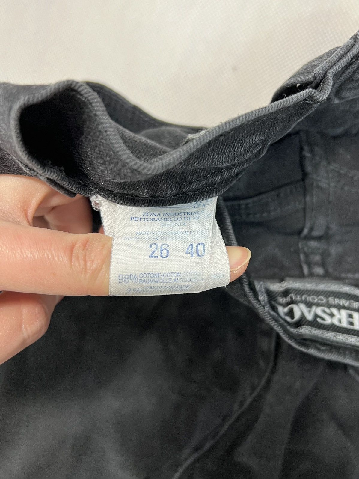 Versace Jeans Couture × Vintage Versace Jeans Couture vintage 90's trousers for women Size 27" / US 4 / IT 40 - 7 Thumbnail