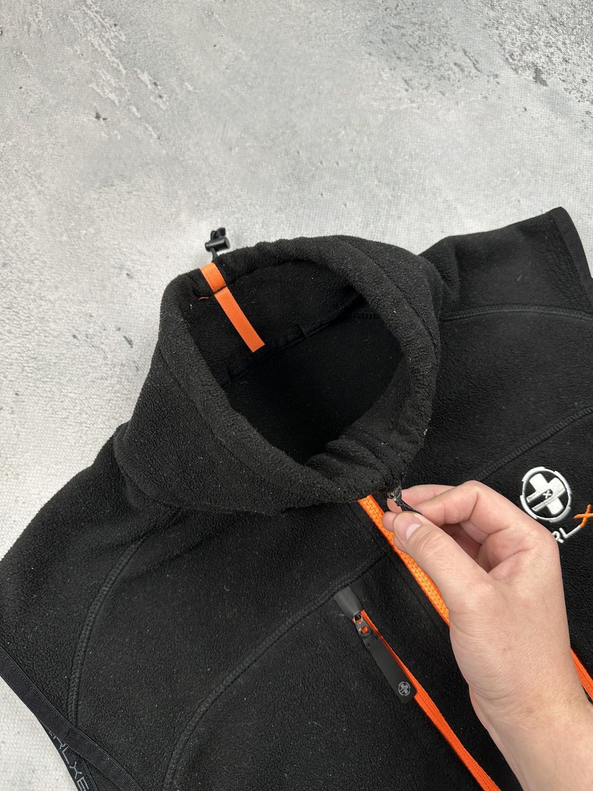 Polo Ralph Lauren RLX Ralph Lauren Fleece Vest Black Orange Zip Tech Outdoor Size US XXL / EU 58 / 5 - 7 Thumbnail