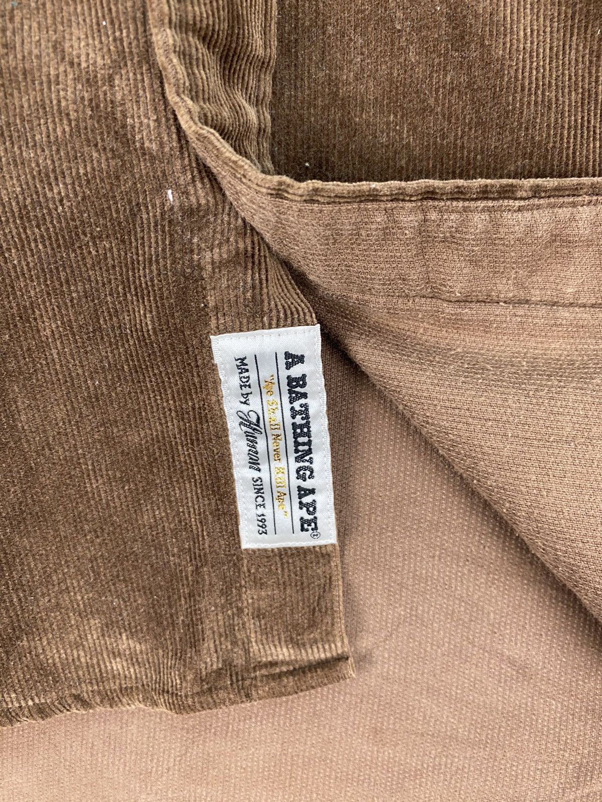 Bape Corduroy Button Up Shirt Size US S / EU 44-46 / 1 - 9 Thumbnail