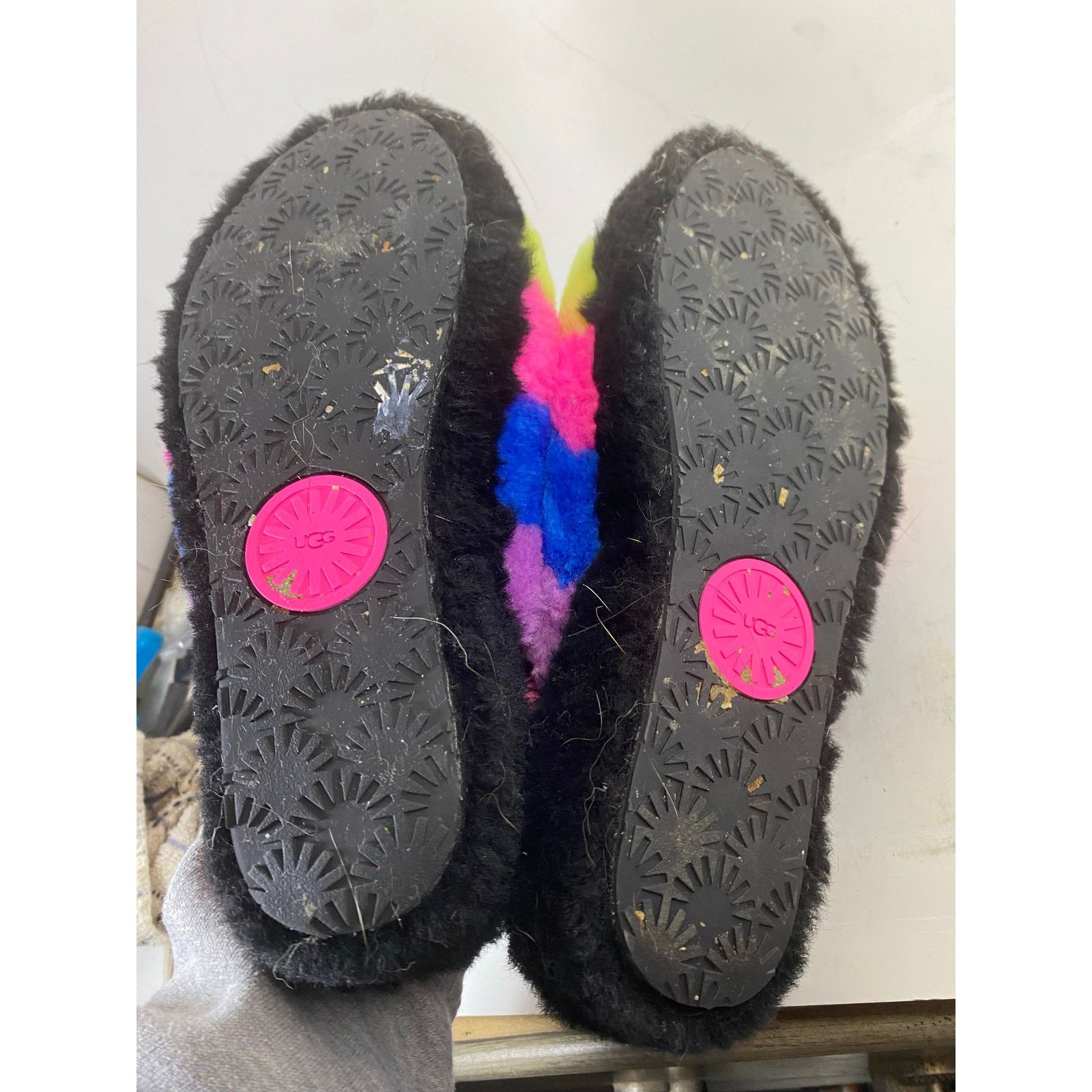 Ugg UGG Fluff Yeah Slides Multicolor 9W Size US 9 / IT 39 - 7 Thumbnail