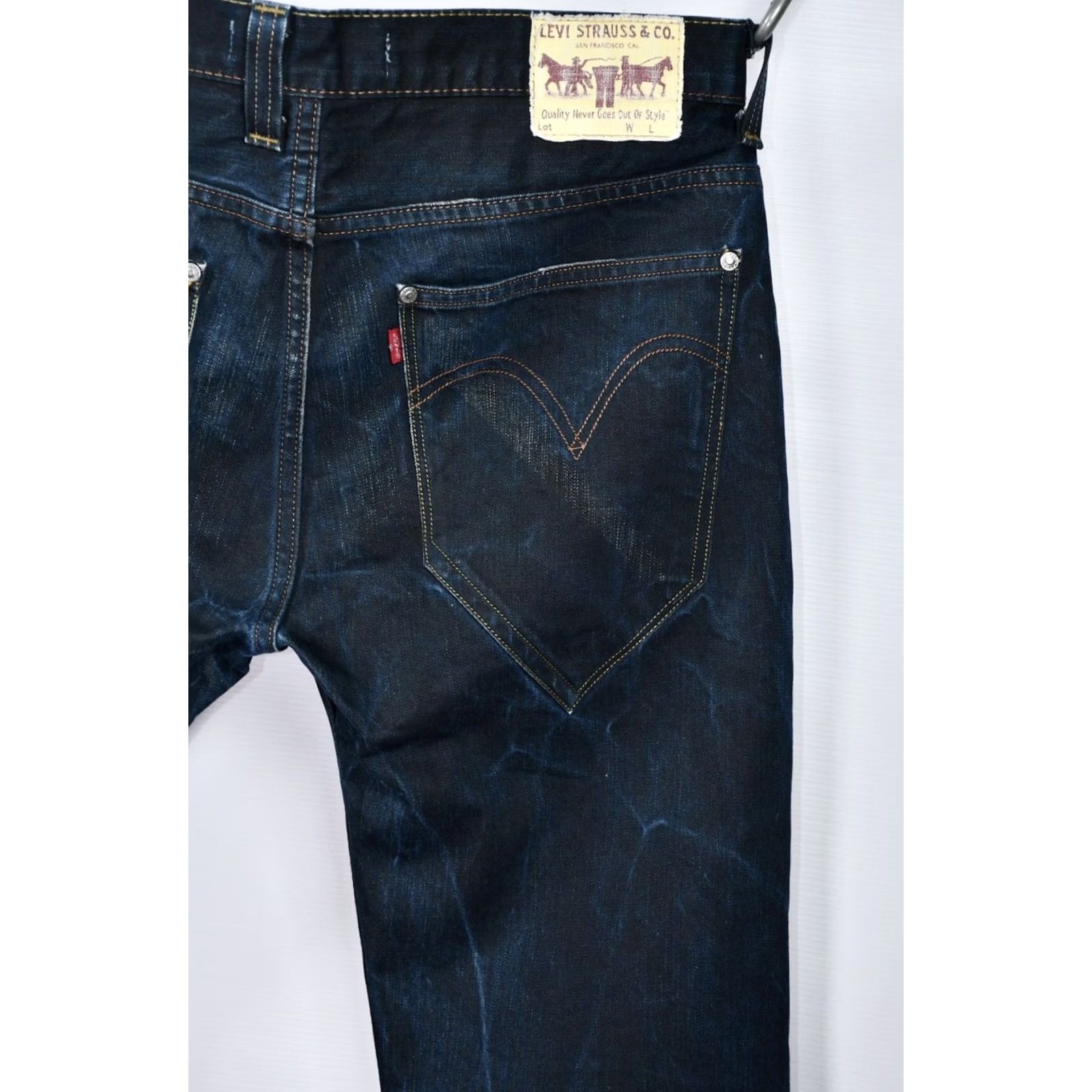 Levi's Levi's 504 Jeans Mens Regular Straight W34 L34 Blue Denim Cotton Size US 34 / EU 50 - 7 Thumbnail