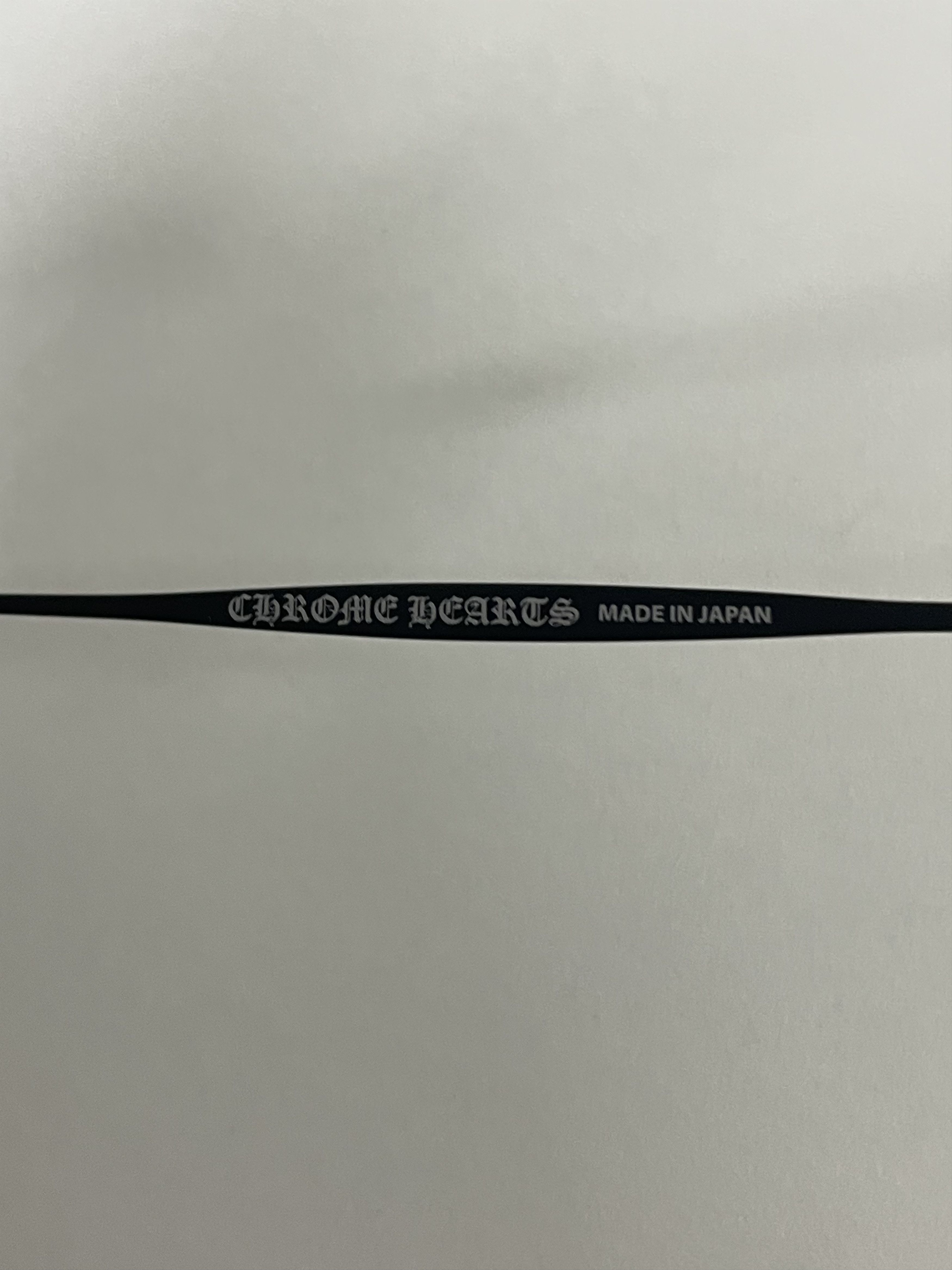 Chrome Hearts Chrome Hearts BONE PRONE IV MBK Glasses Frame Size ONE SIZE - 7 Thumbnail
