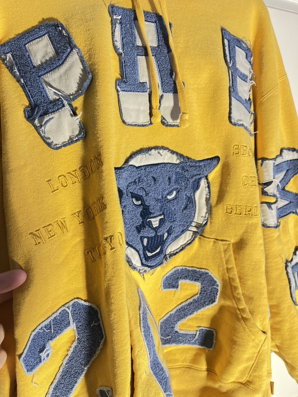 Supreme Supreme Washed Panther Hoodie FW 23 Size US L / EU 52-54 / 3 - 2 Thumbnail