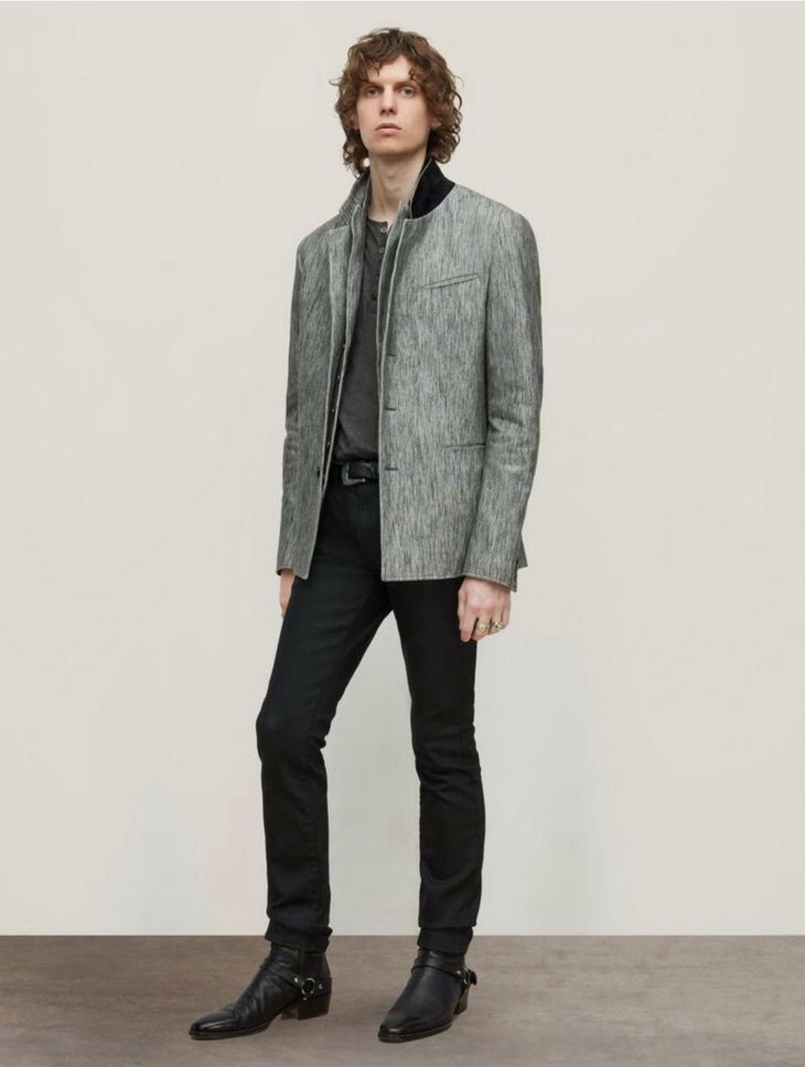 John Varvatos Grey Blazer Jacket Size EU 48 USA 38 Size US M / EU 48-50 / 2 - 6 Thumbnail