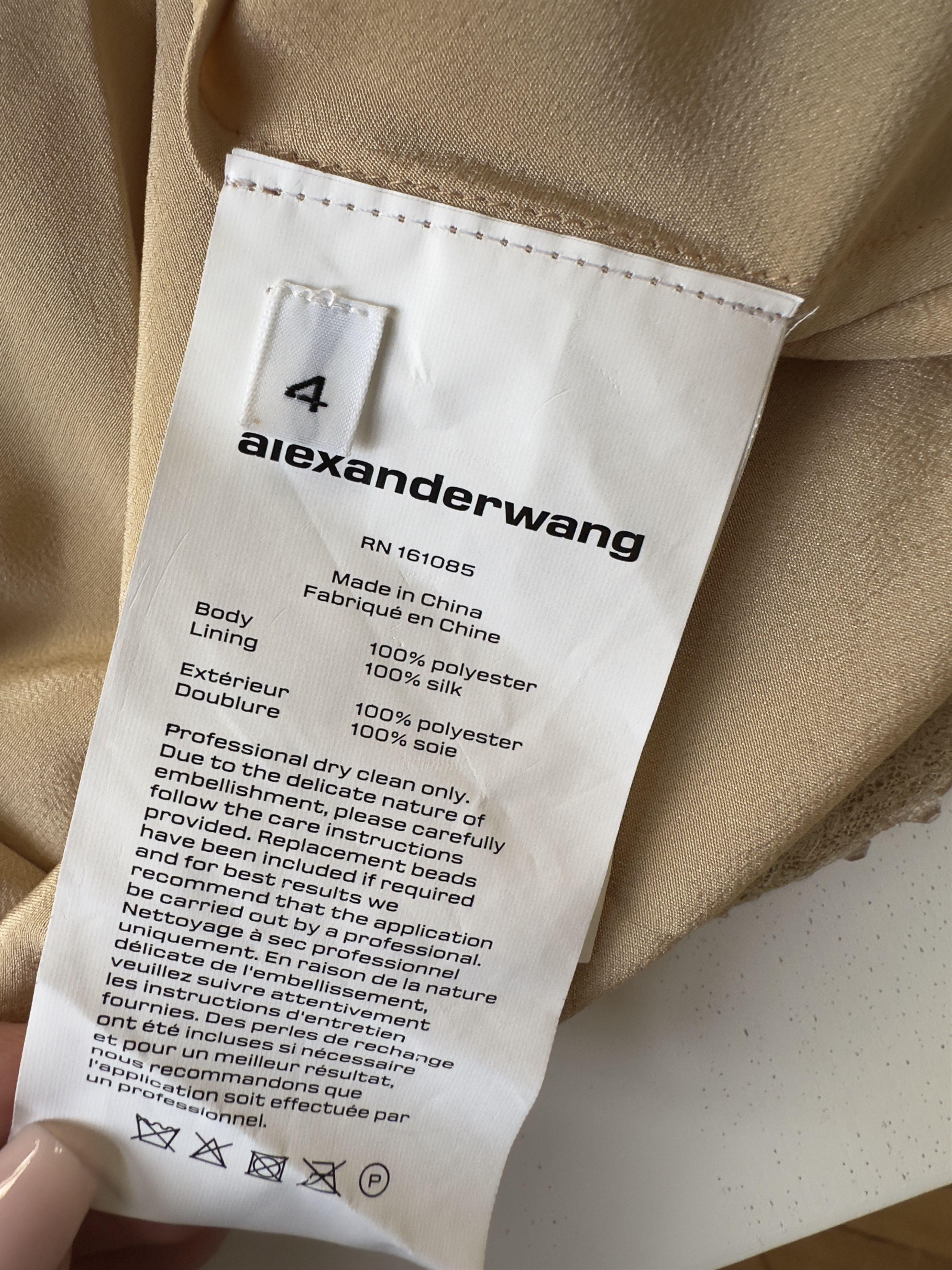 Alexander Wang Alexander Wang embellished mesh minidress Size S / US 4 / IT 40 - 8 Thumbnail