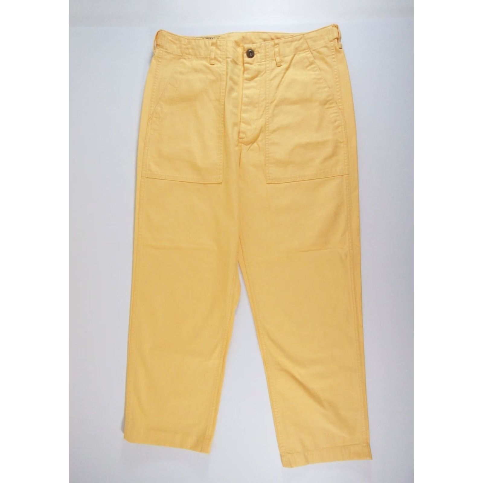 Wallace & Barnes Wallace & Barnes Pant Mens 32x30 Yellow Camp Pant Slub Cotton Outdoors NEW Size US 32 / EU 48 - 2 Thumbnail