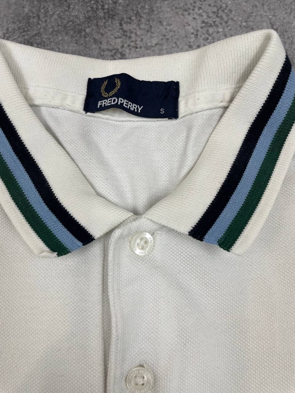 Fred Perry Fred Perry Men Cotton Polo T-Shirt White Size S Size US S / EU 44-46 / 1 - 4 Thumbnail