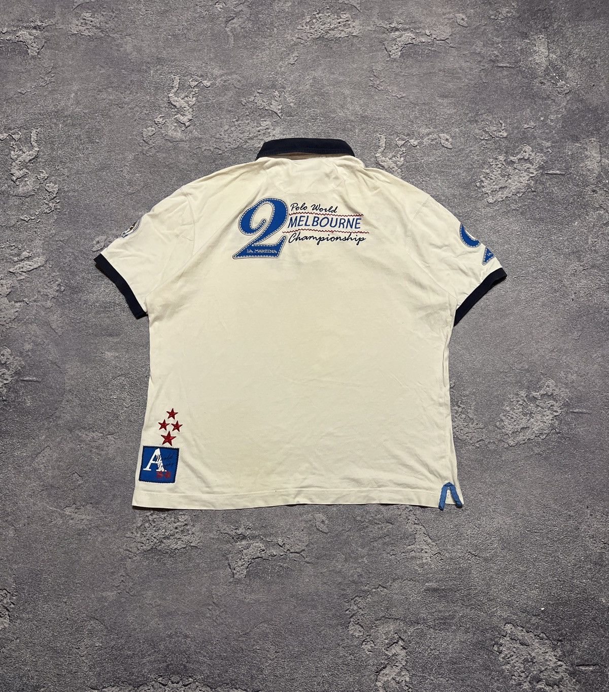 La Martina × Vintage Vintage La Martina Australian Polo Team Polo T-shirt Size US XXL / EU 58 / 5 - 2 Thumbnail
