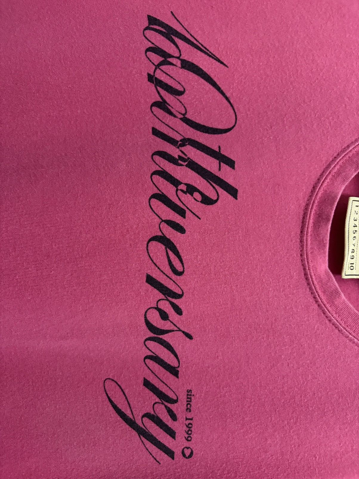 Morgan Homme 2000’s Morgan Homme - 10th Anniversary Pink T-Shirt Size M / US 6-8 / IT 42-44 - 4 Thumbnail