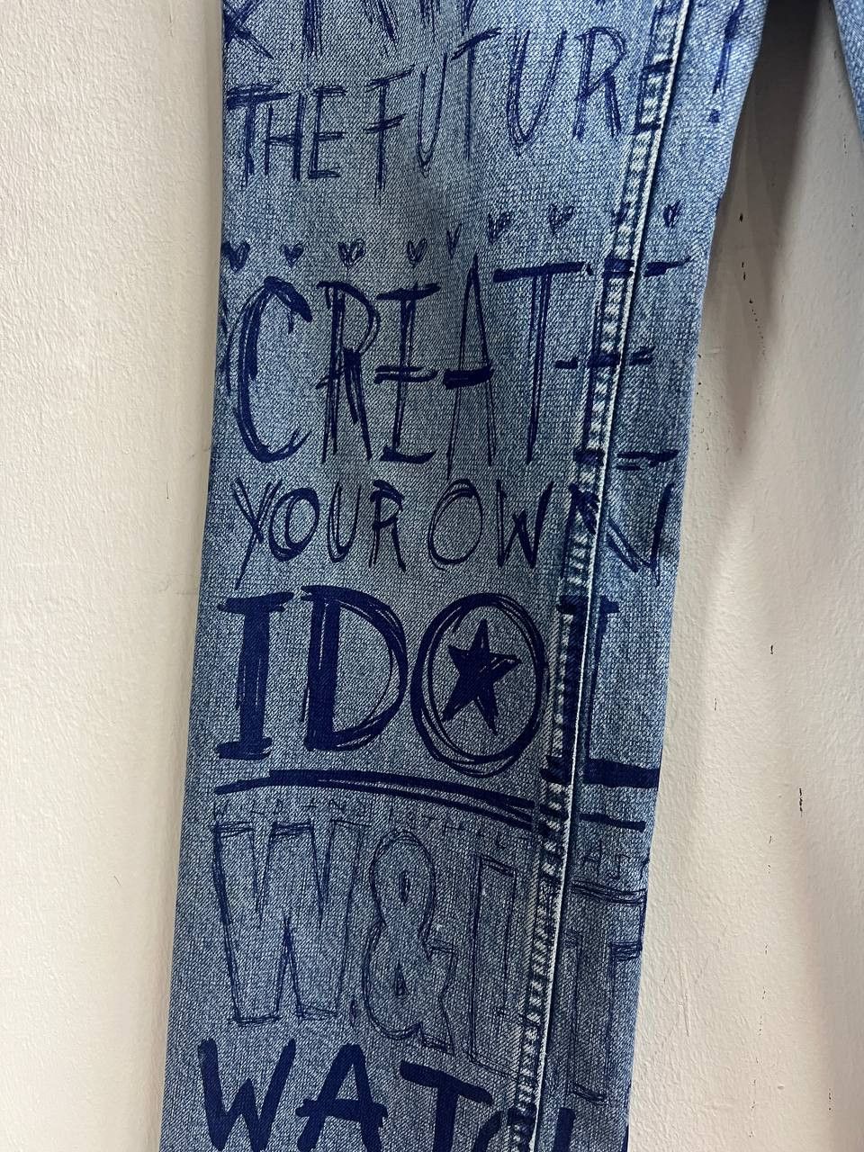W&LT AW97 W&LT Walter Van Beirendonck Pen Scribble Denim Size US 32 / EU 48 - 4 Thumbnail