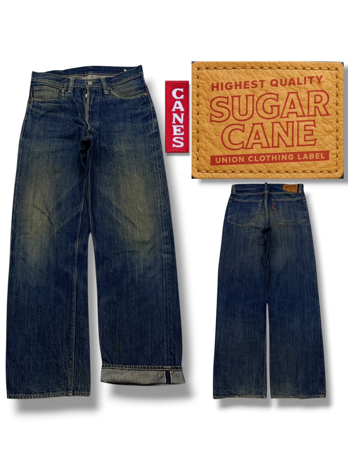 Sugar Cane Vintage Sugar Cane Toyo & Co Selvedge Denim Jeans | W29 Size US 29 - 1 Thumbnail
