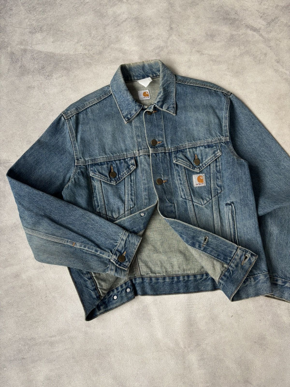 Carhartt vintage 90's carhartt trucker jacket size XS fit S Size US XS / EU 42 / 0 - 2 Thumbnail