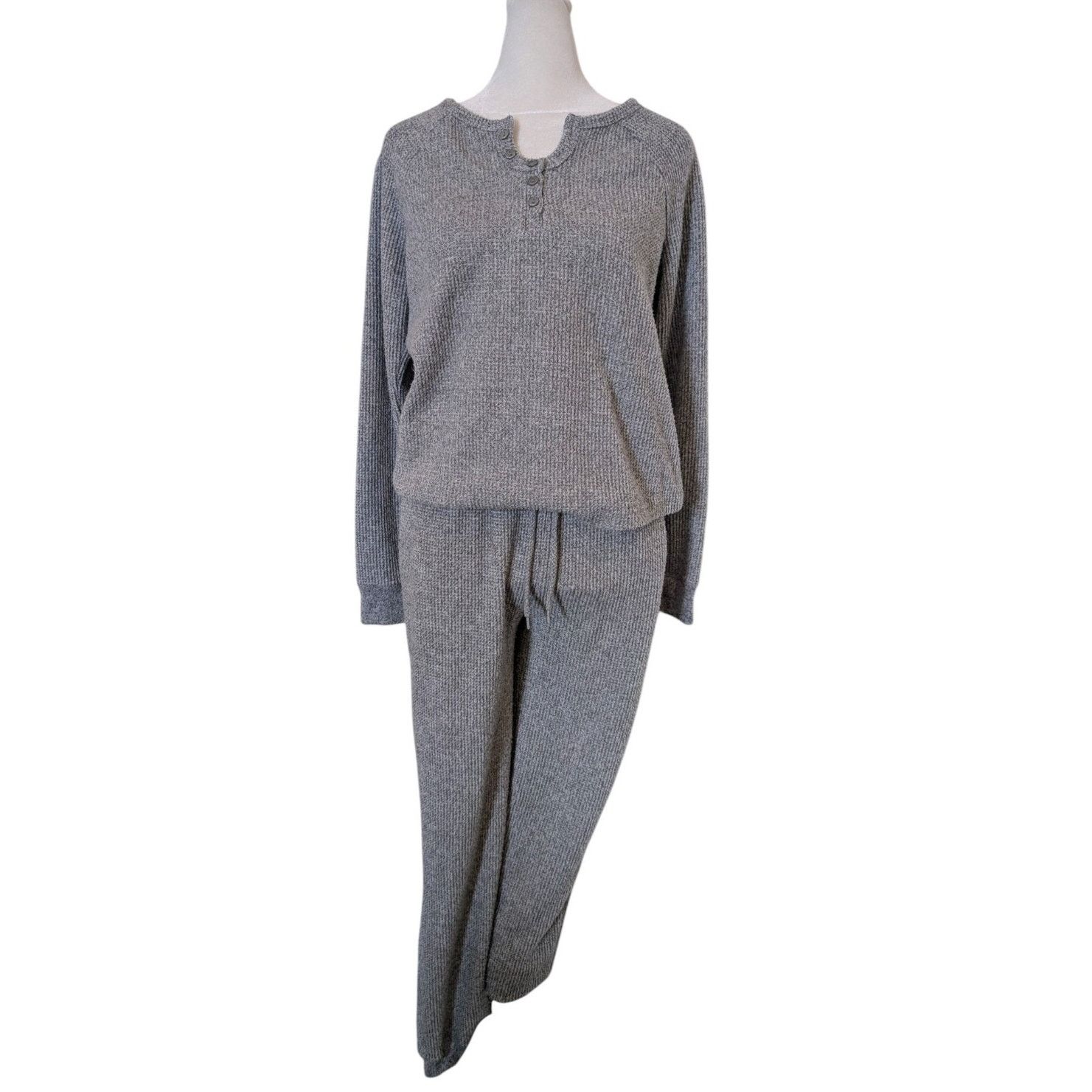 Other Better / Together Waffle Fuzzy Pajama Set Small Size S / US 4 / IT 40 - 1 Thumbnail