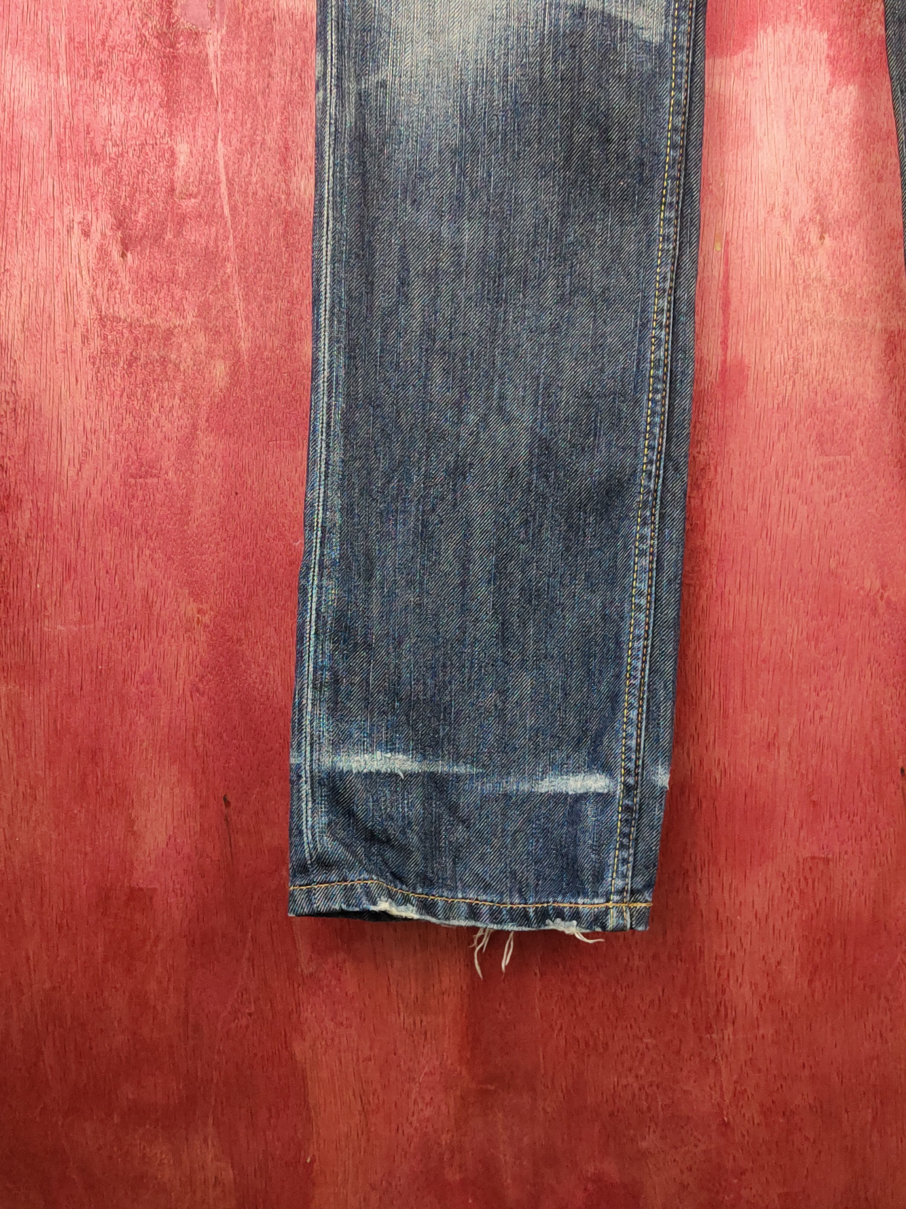 Levi's 511 Levi's Dark Blue Distressed ripped vintage Denim #S1534 Size US 30 / EU 46 - 5 Thumbnail
