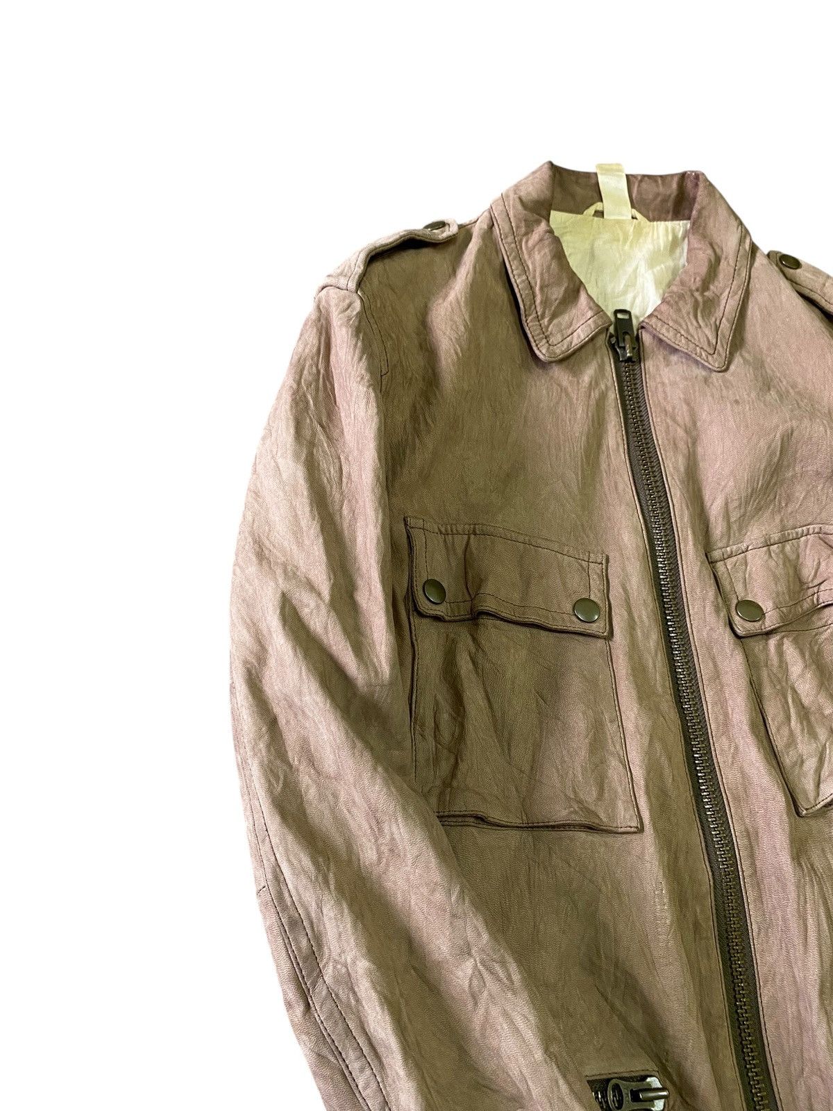 United Arrows ARCHIVE United Arrows Green Label Sheepskin Leather Jacket Size US S / EU 44-46 / 1 - 3 Thumbnail