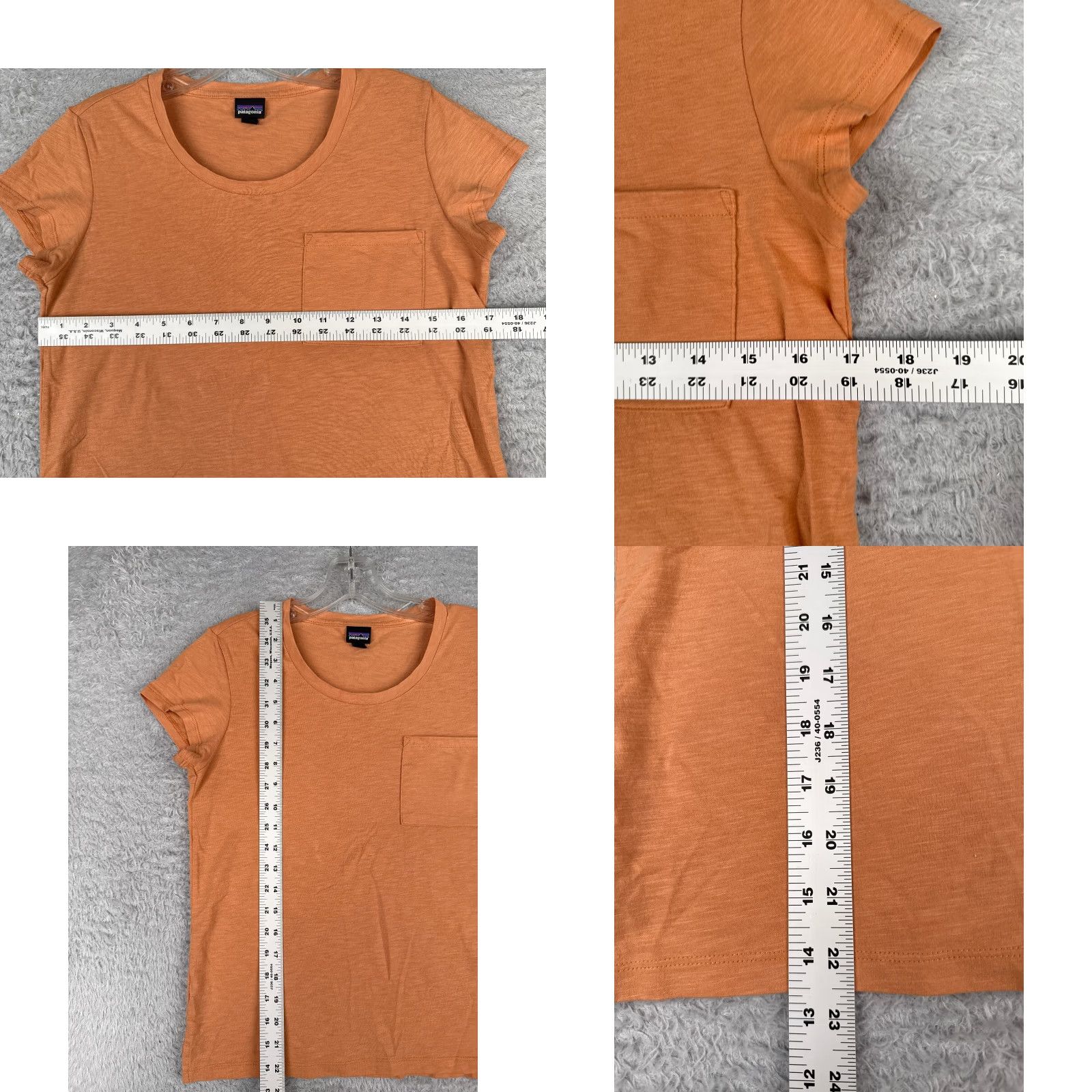 Patagonia Patagonia Shirt Womens Small Orange Short Sleeve Round Neck Pocket Camp READ Size S / US 4 / IT 40 - 8 Thumbnail