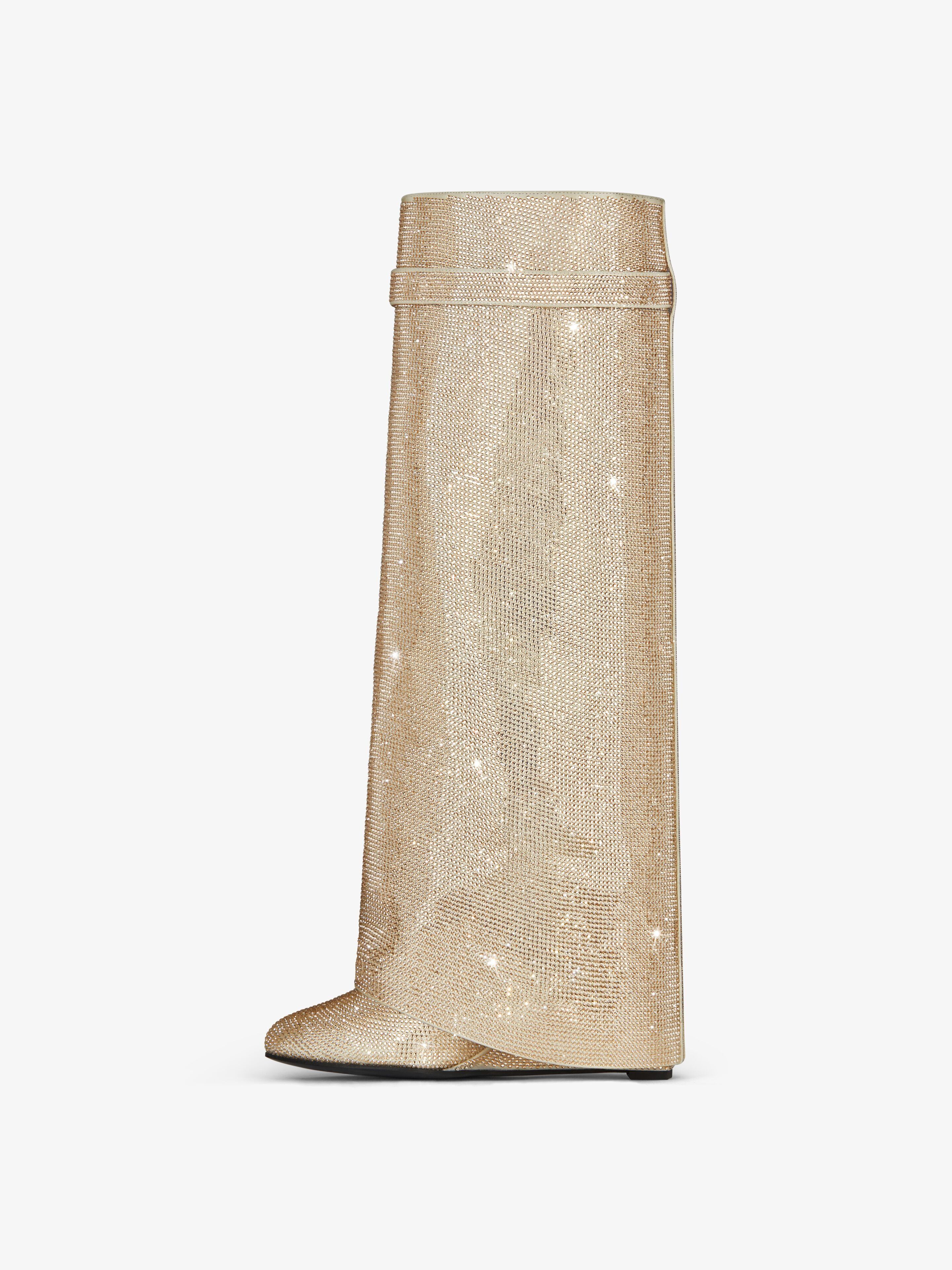 Givenchy o1srvl11e0525 Shark Lock Pant Boots 90mm in Almond Size US 12 / IT 42 - 5 Thumbnail
