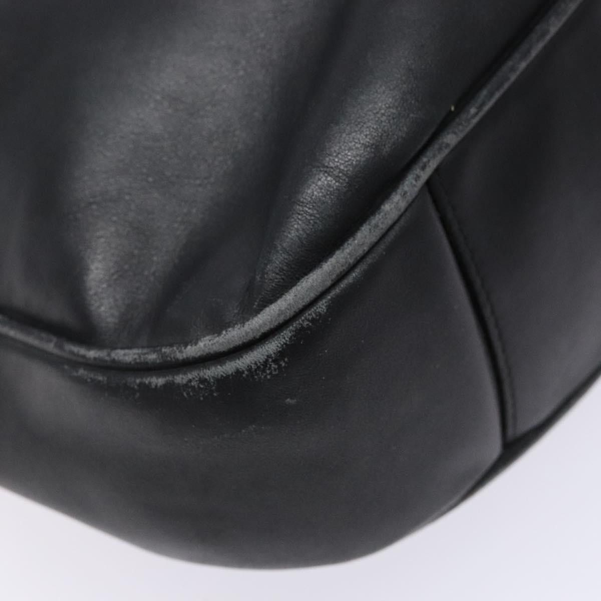 Gucci GUCCI Bamboo Hand Bag Leather Black Gold 001 1781 001 1781 Size ONE SIZE - 13 Thumbnail