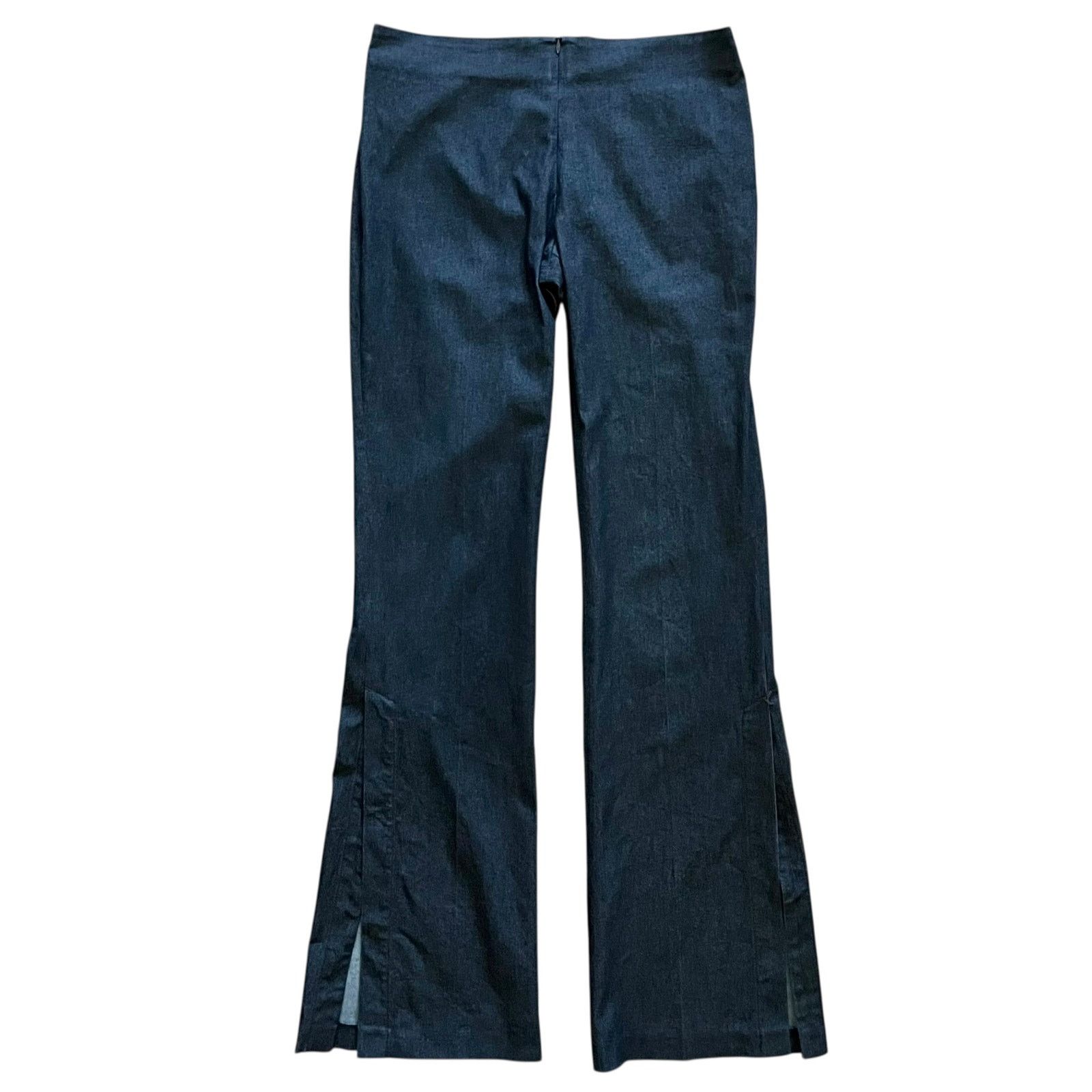 Barbara Bui Barbara Bui Initials Flare Leg Split Hem Dark Denim Jeans Size 30" / US 8 / IT 44 - 1 Thumbnail