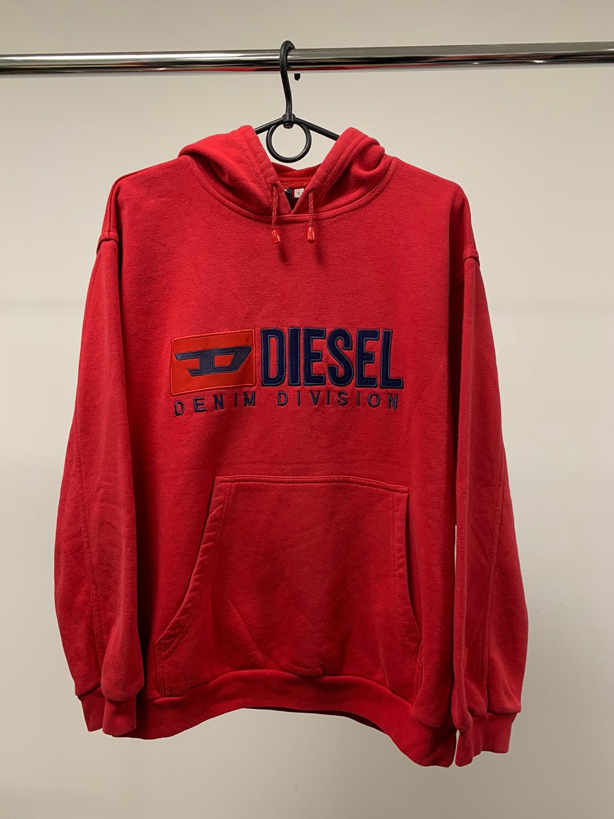 Pre-owned Diesel X Vintage Bootleg Diesel Hoodie In Red