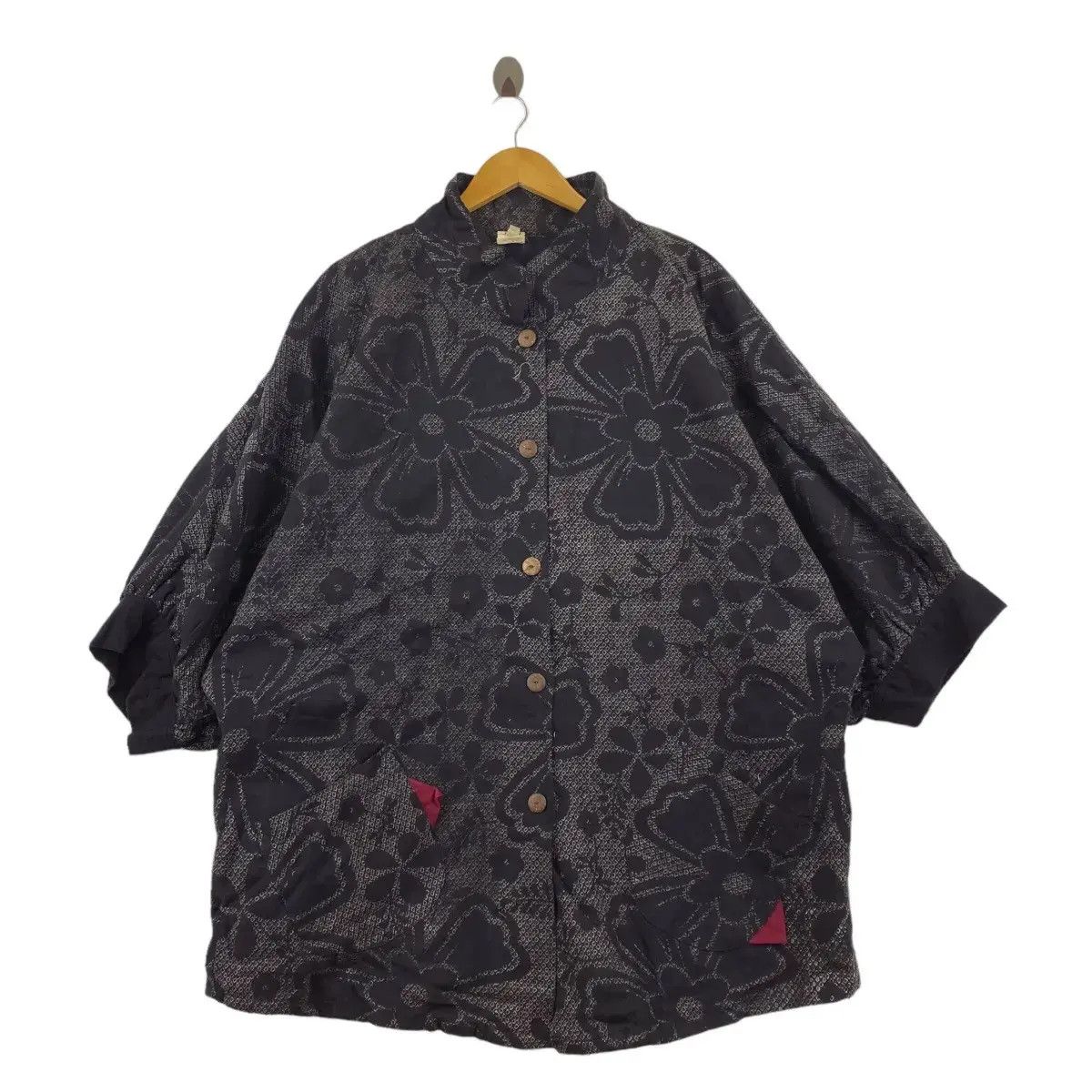 Vintage Vintage OWL LABELS JAPAN All Over Print AOP Floral Fauna Size 3XL / US 20-22 - 1 Thumbnail