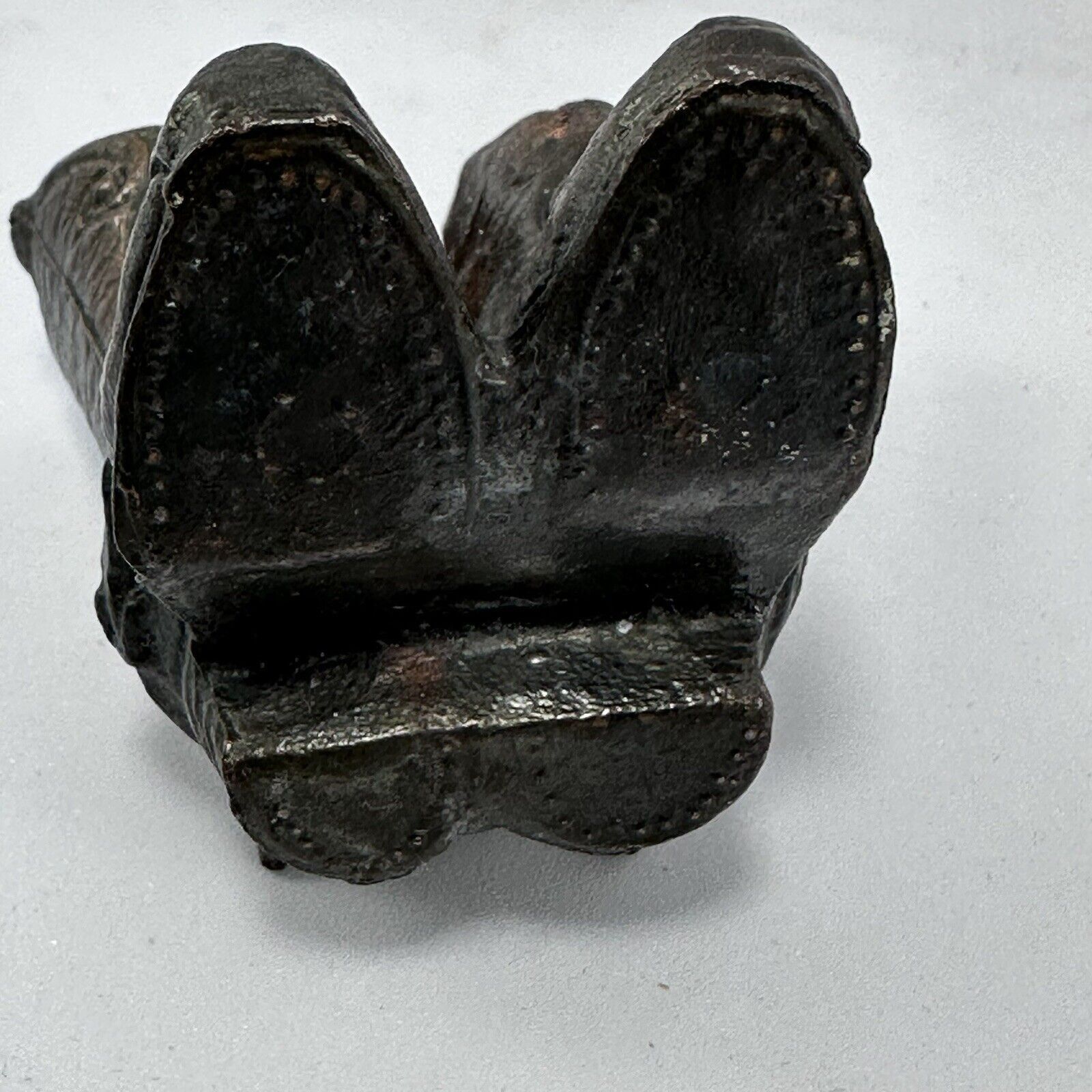 Unknown London 2-1/2" VTG Brass Cowboy Cowgirl Boots Figurine Decor Western Size ONE SIZE - 7 Thumbnail