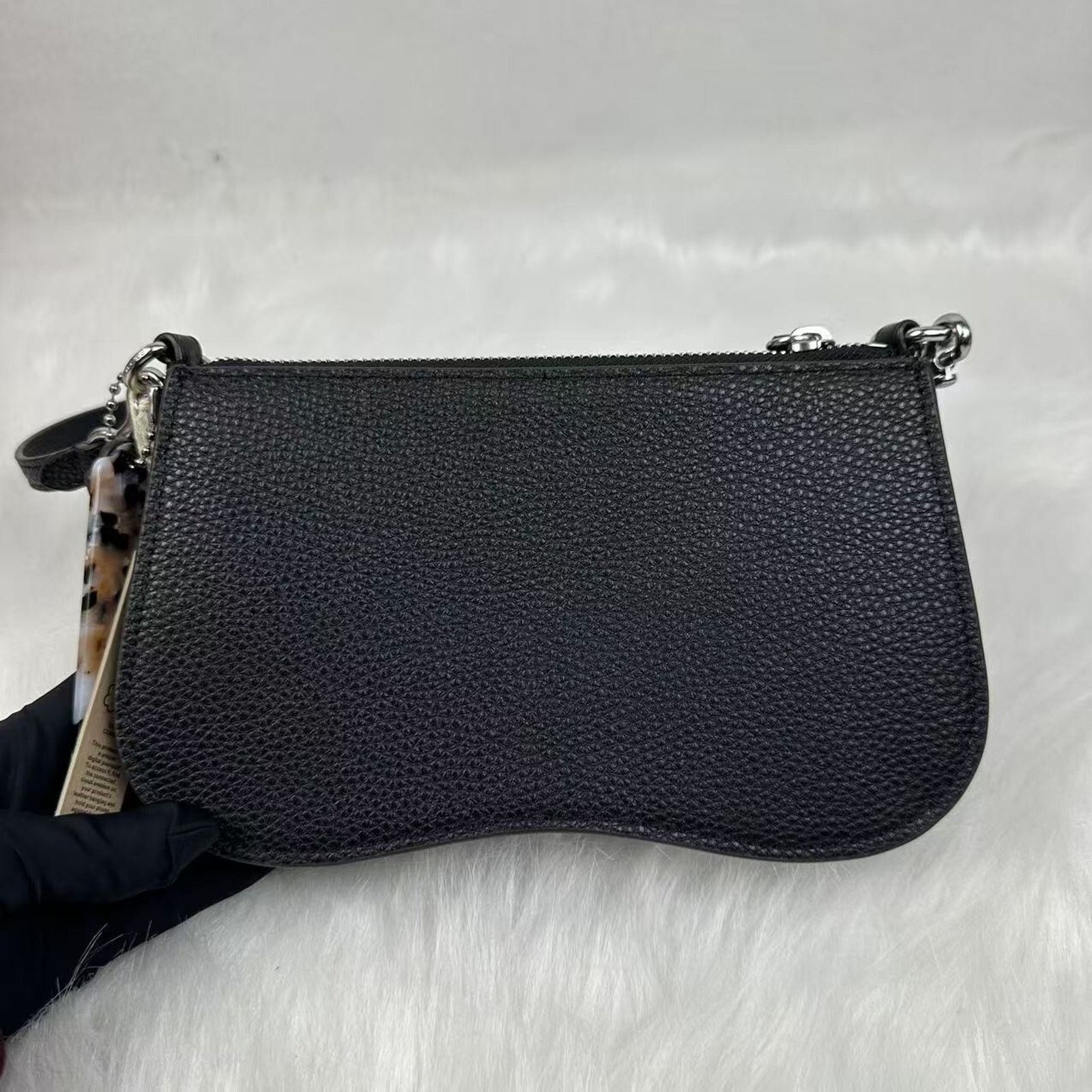 Coach Coach Wavy Double Pouch shoulder Coachtopia Black Rainbow Size ONE SIZE - 3 Thumbnail