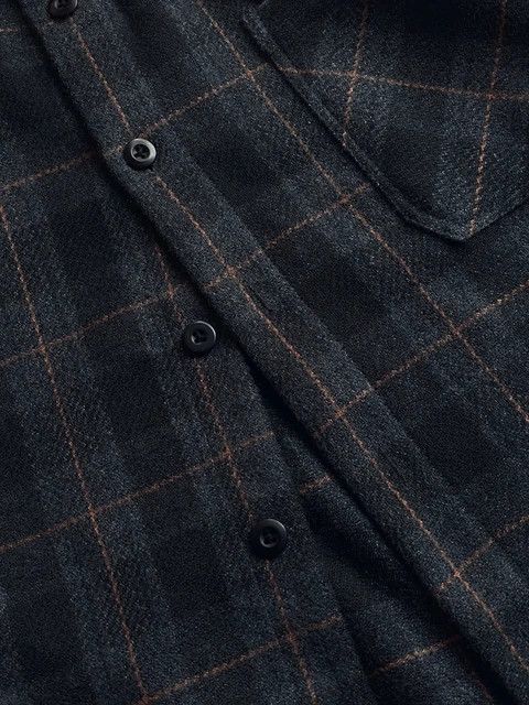 Japanese Brand × Vintage American Streetwear Loose Thick Plaid Shirt Size US XXL / EU 58 / 5 - 5 Thumbnail