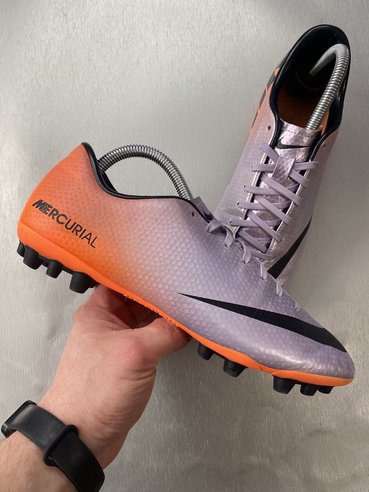 Nike × Vintage Nike Mercurial Victory IV AG Mach Purple Size US 8 / EU 41 - 1 Thumbnail