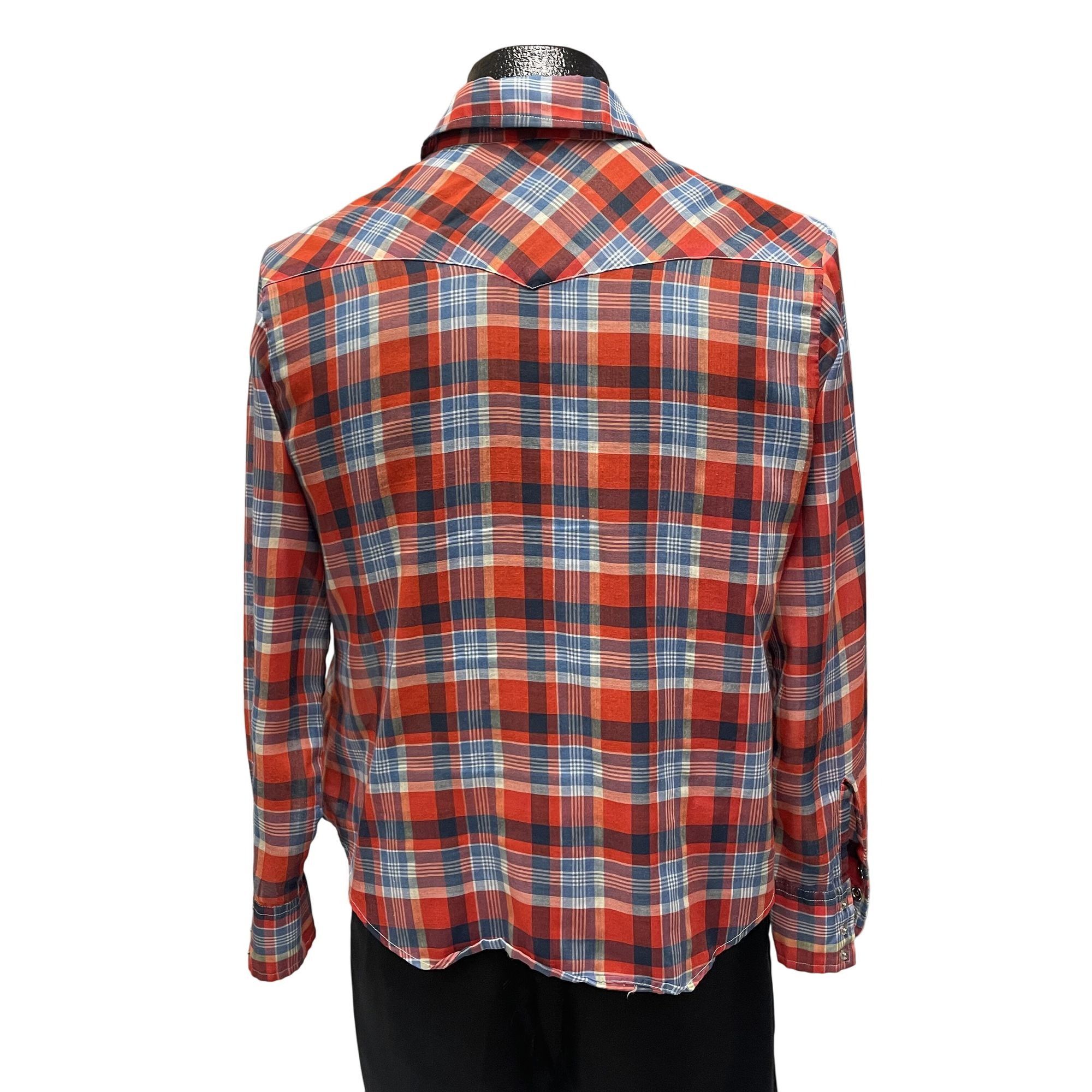 Other Vtg PLAID Western HIPPIE Cowboy RODEO Pearl Snap Shirt Size S / US 4 / IT 40 - 3 Thumbnail