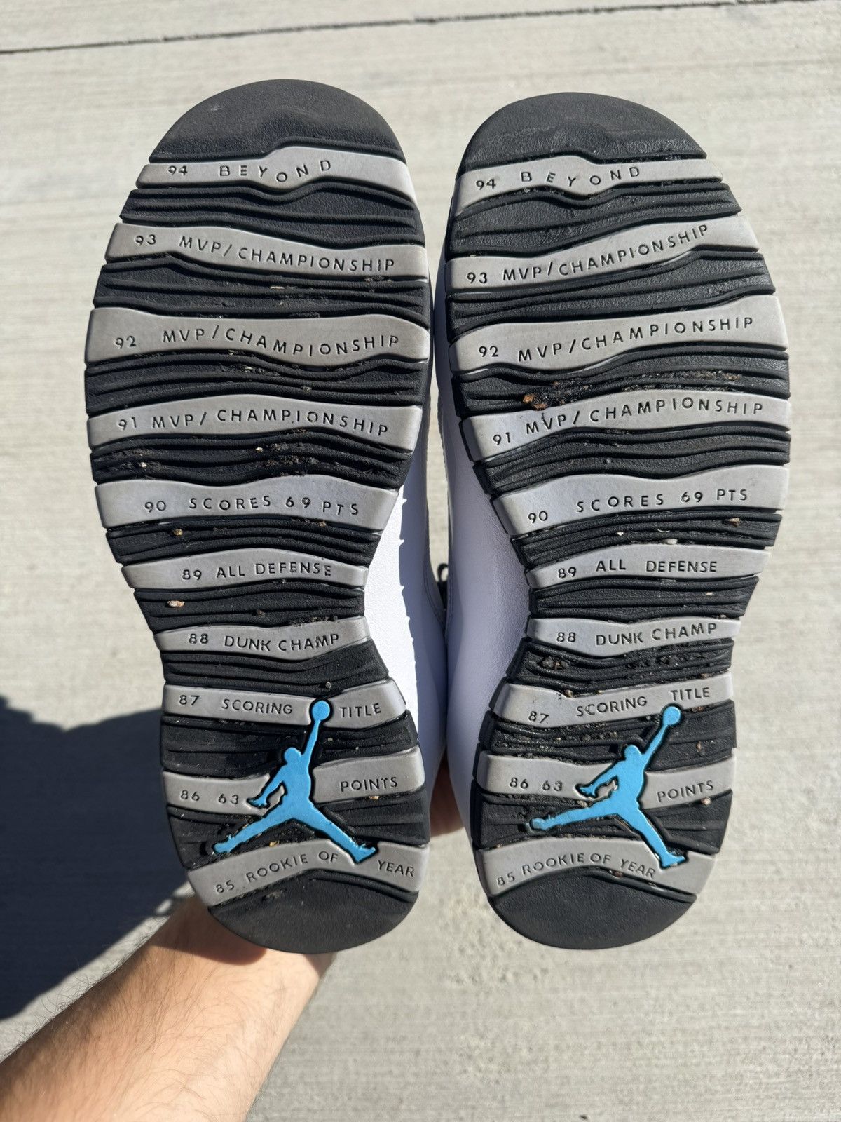 Jordan Brand JORDAN 10 RETRO OG STEEL STEELE 2025 SIZE 10.5 Size US 10.5 / EU 43-44 - 5 Thumbnail