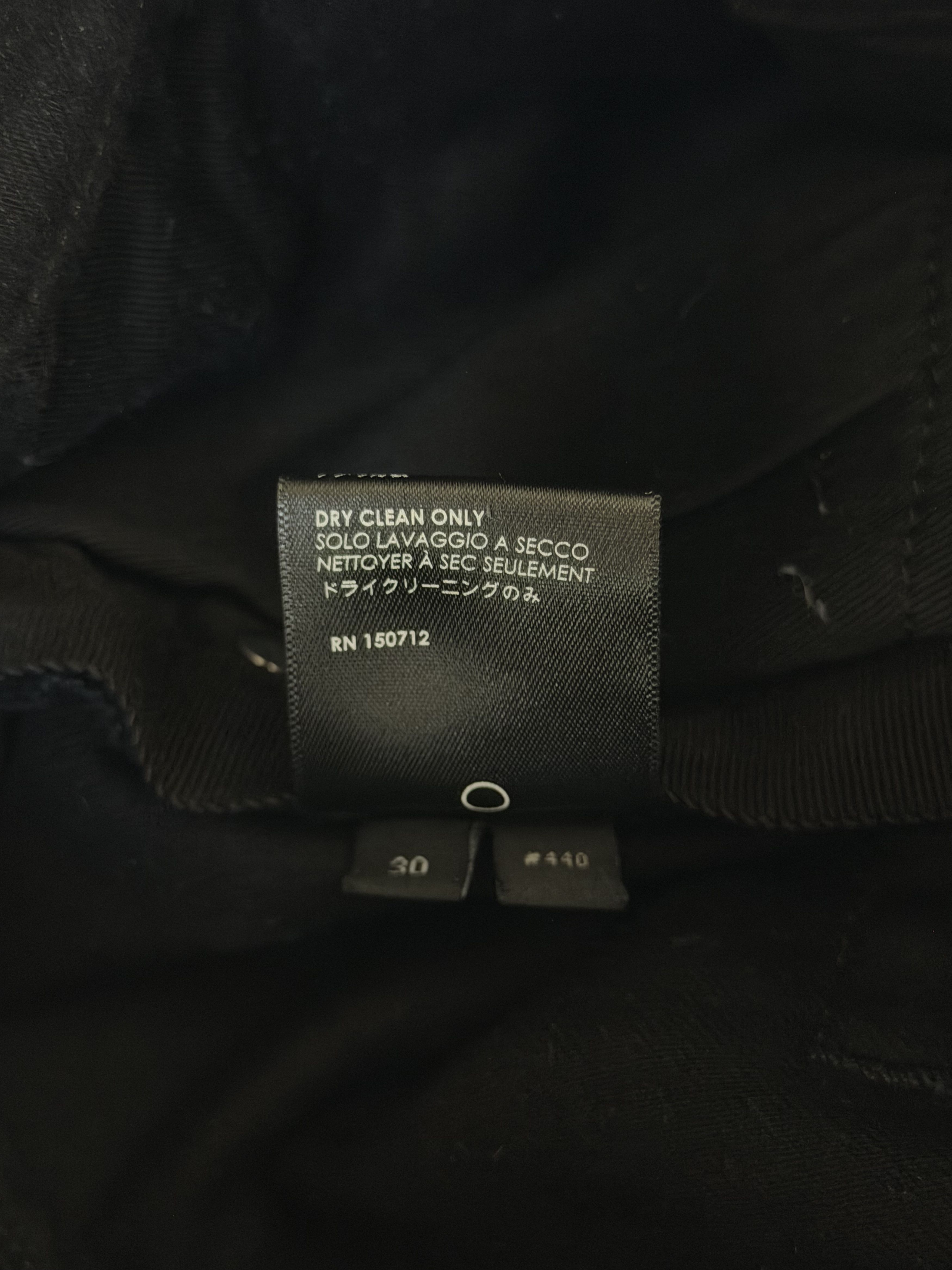 Amiri Amiri Black Slash Distressed Jeans Size US 31 - 5 Thumbnail