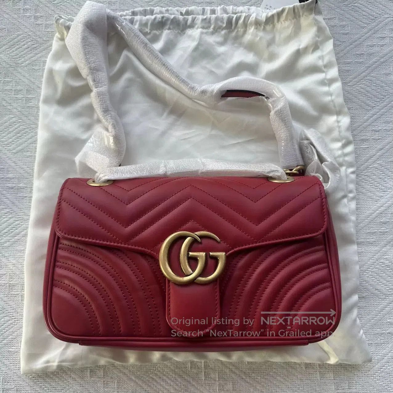 Gucci Gucci Marmont Medium 26cm Red. Size ONE SIZE - 1 Thumbnail