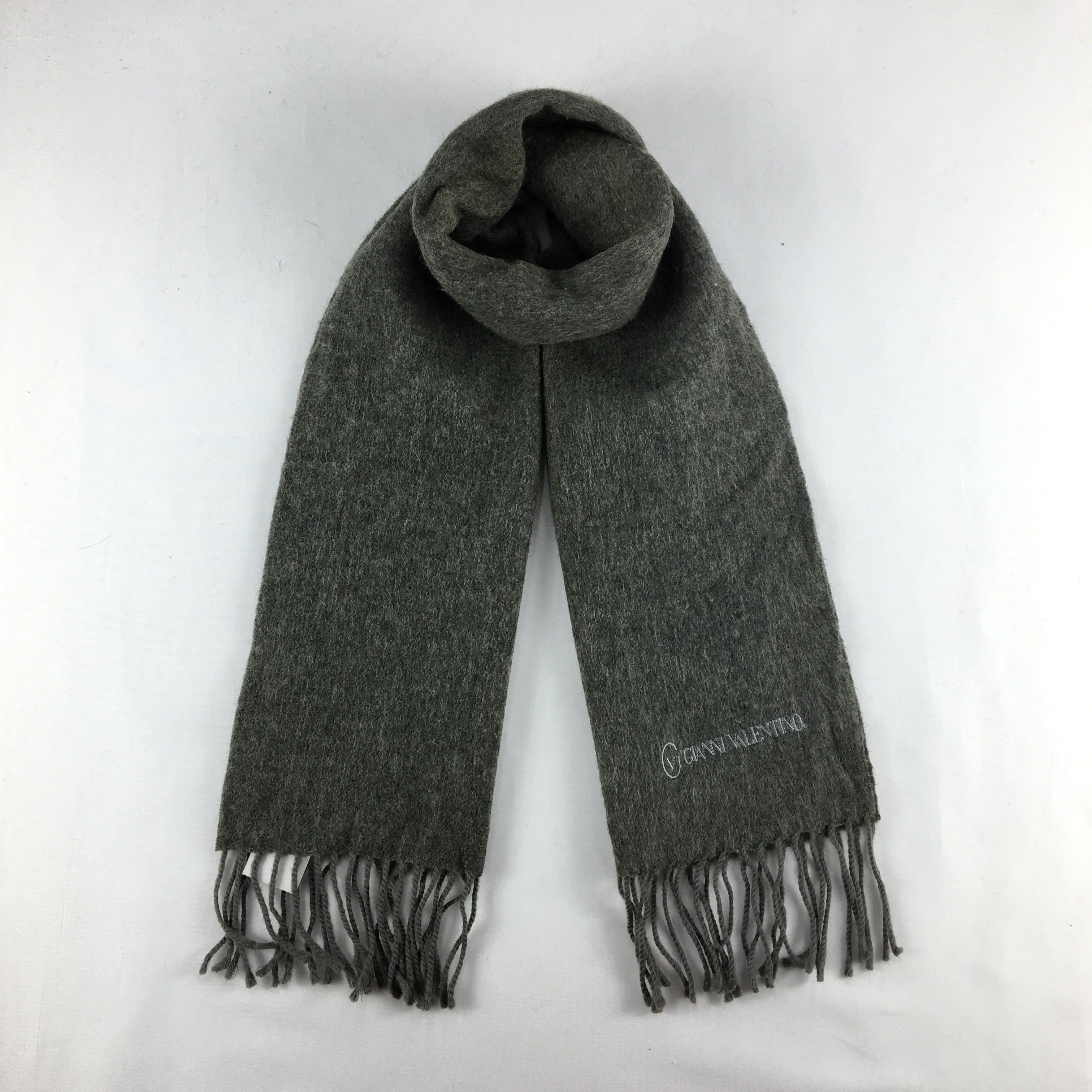 Vintage Vintage Gianni Valentino Scarf Muffler Wool Cashmere Size ONE SIZE - 1 Thumbnail