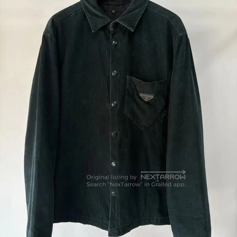 Prada Prada Men's L Size Navy Blue Outerwear Jacket. Size US L / EU 52-54 / 3 - 1 Thumbnail
