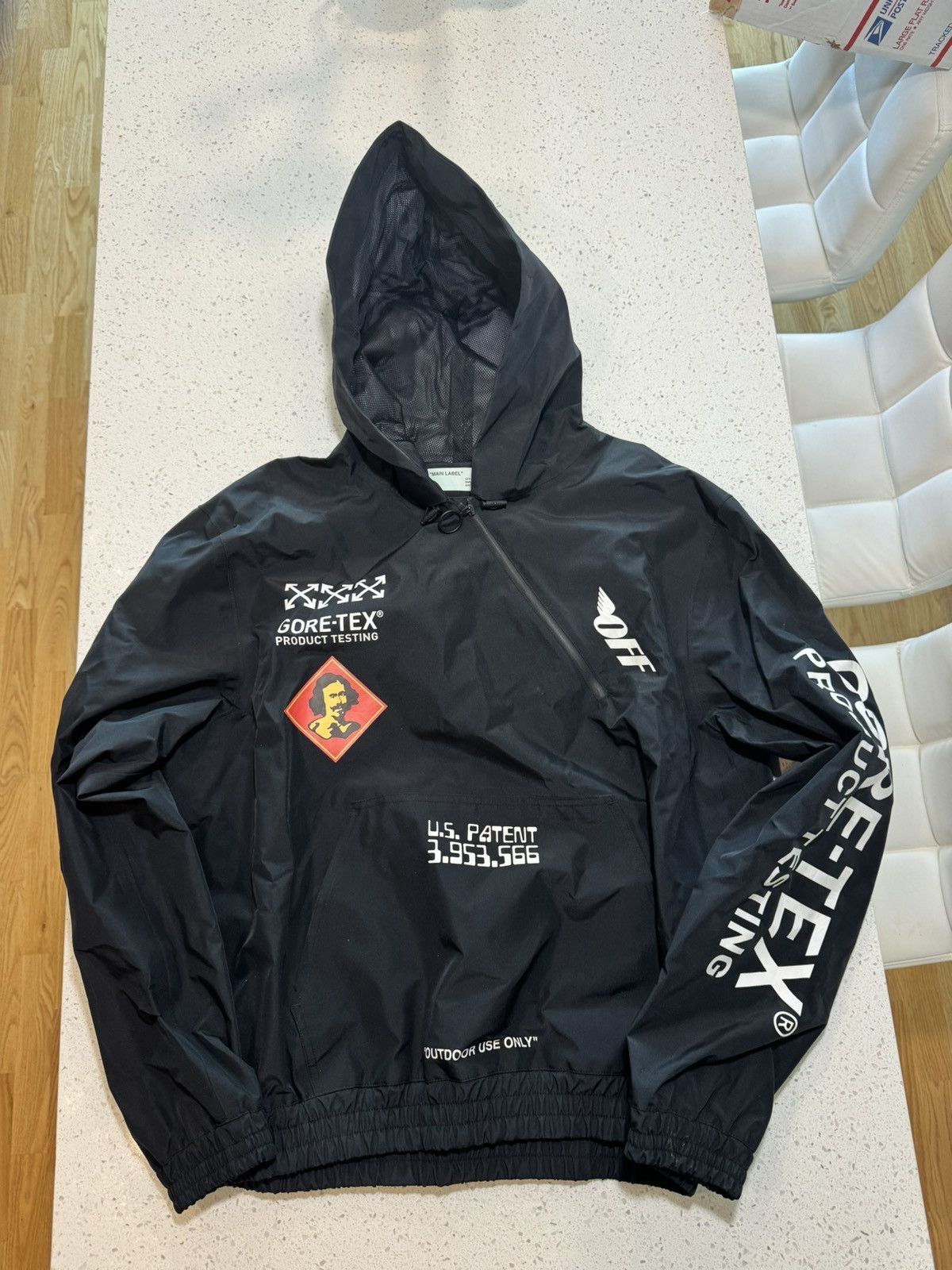 Off white gore tex hoodie best sale