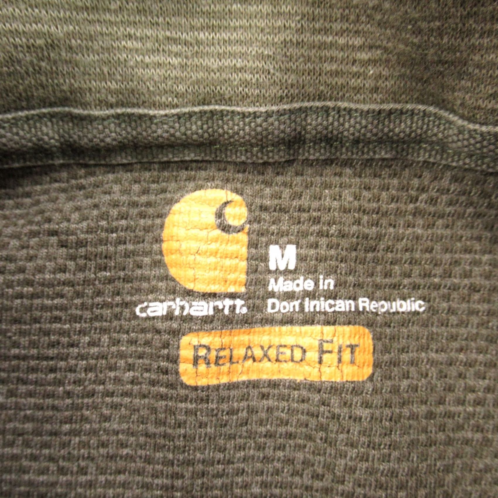 Carhartt Carhartt Sweater Medium Green 1/4 Zip Long Sleeve Relaxed Fit Golf Mens Size US M / EU 48-50 / 2 - 4 Thumbnail