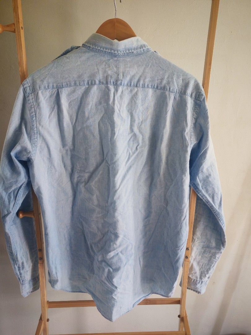 Polo Ralph Lauren Polo Ralph Lauren Chambray Military Work Shirt Size US M / EU 48-50 / 2 - 5 Thumbnail