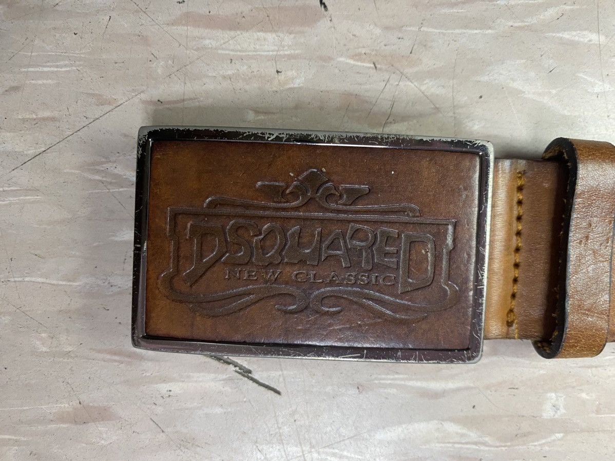Dsquared2 × Vintage Dsquared new classic leather belt Size 34 - 12 Thumbnail