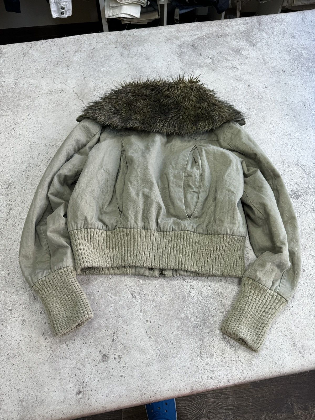 Japanese Brand Vintage Cropped Fur Collar Undercover Style Bomber Jacket Size US S / EU 44-46 / 1 - 3 Thumbnail