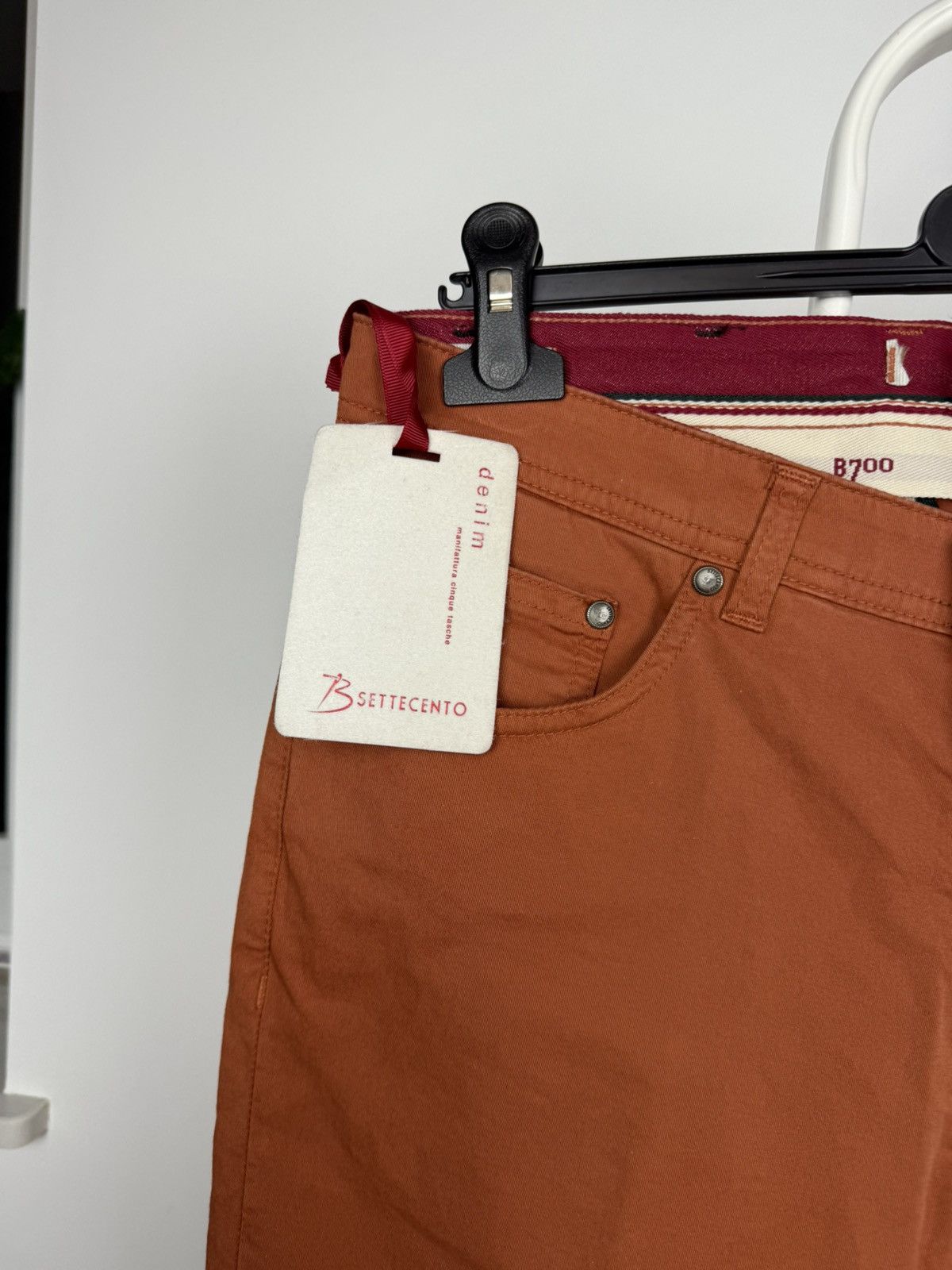 Other New Settecento B700 Ricamo Chino Pant Size US 34 / EU 50 - 3 Thumbnail