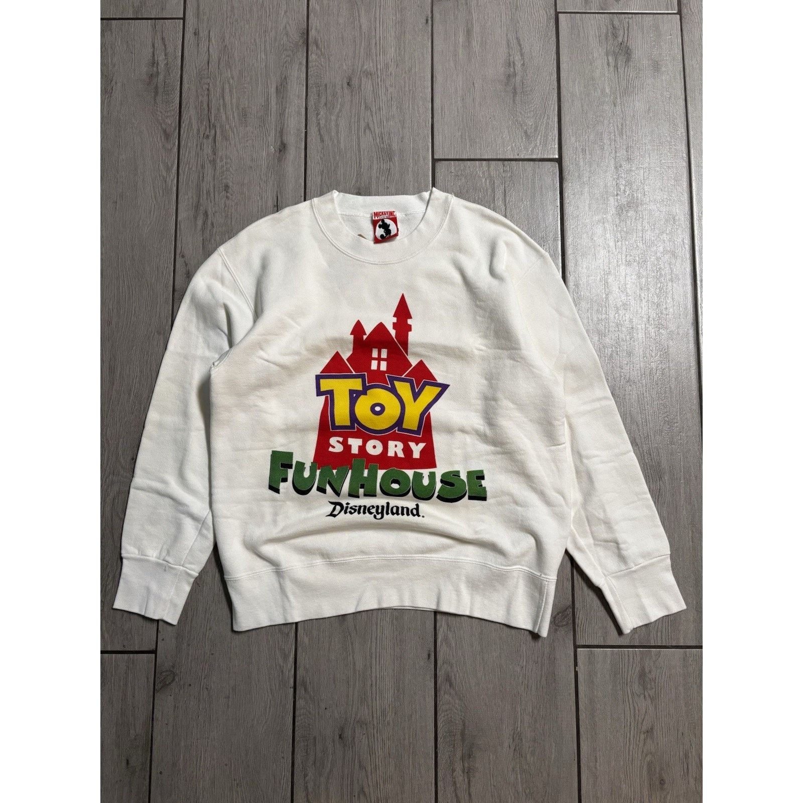 Vintage Toy Story Funhouse Crewneck Rare DLAND Attraction
