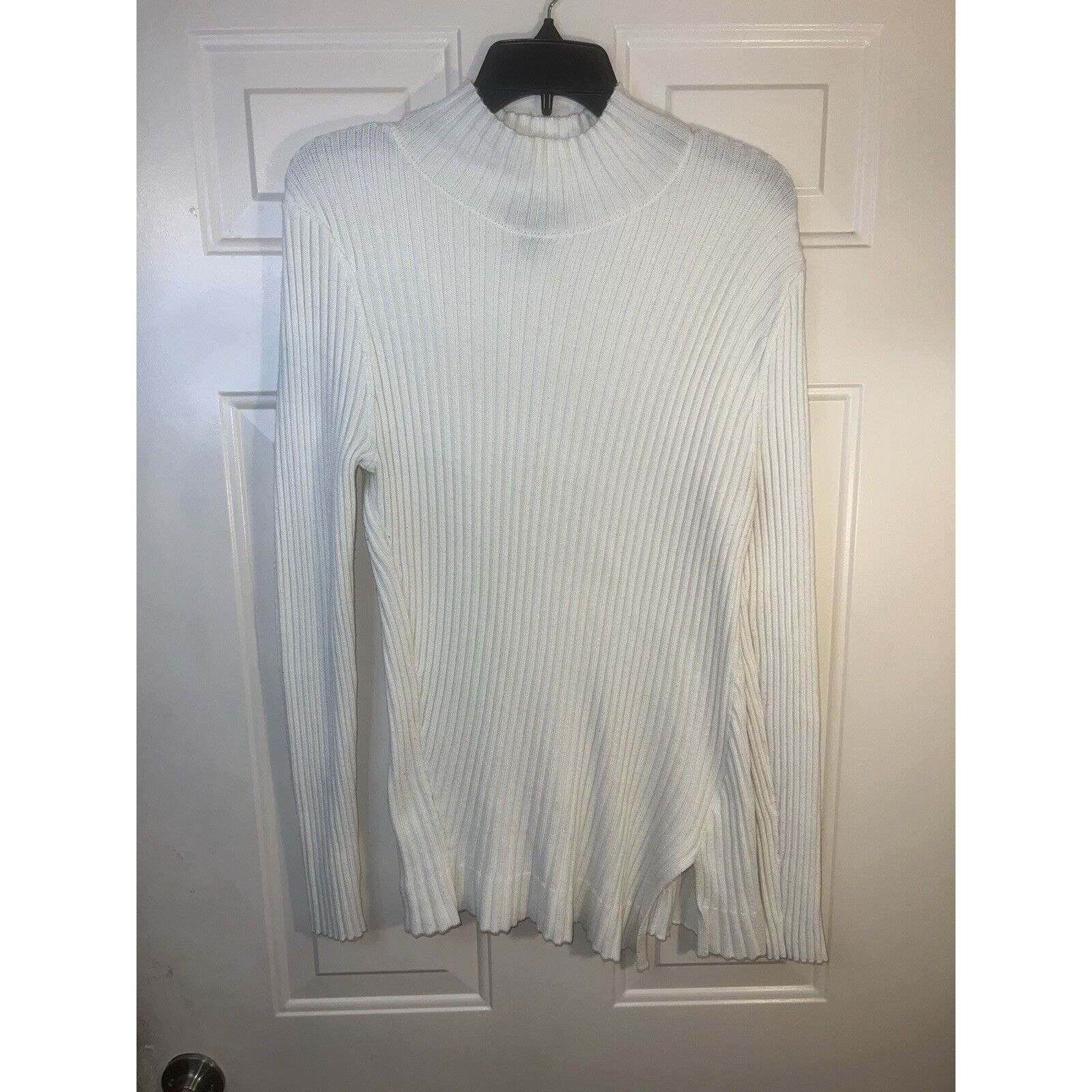 I.N.C INC International Women’s Mock Neck Sweater Size XL Ivory Size XL / US 12-14 / IT 48-50 - 1 Thumbnail