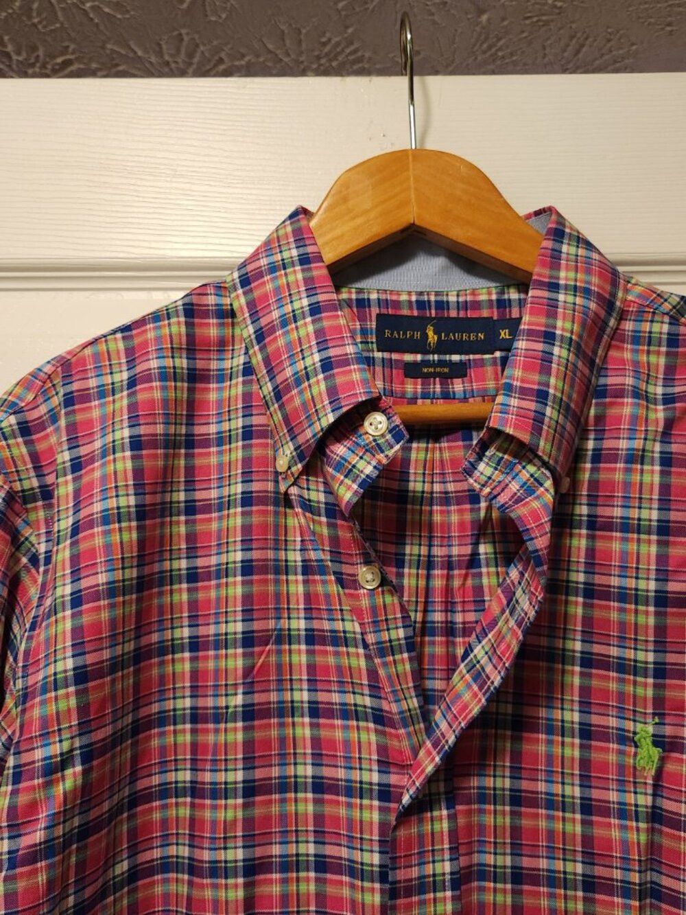 Polo Ralph Lauren polo Ralph Lauren men's 100%cotton casual shirt size: XL Size US XL / EU 56 / 4 - 4 Thumbnail