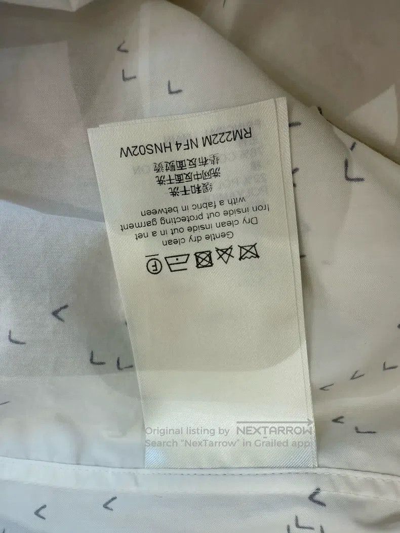 Louis Vuitton Louis Vuitton White shirt with full printed small logo shi Size US XS / EU 42 / 0 - 5 Thumbnail