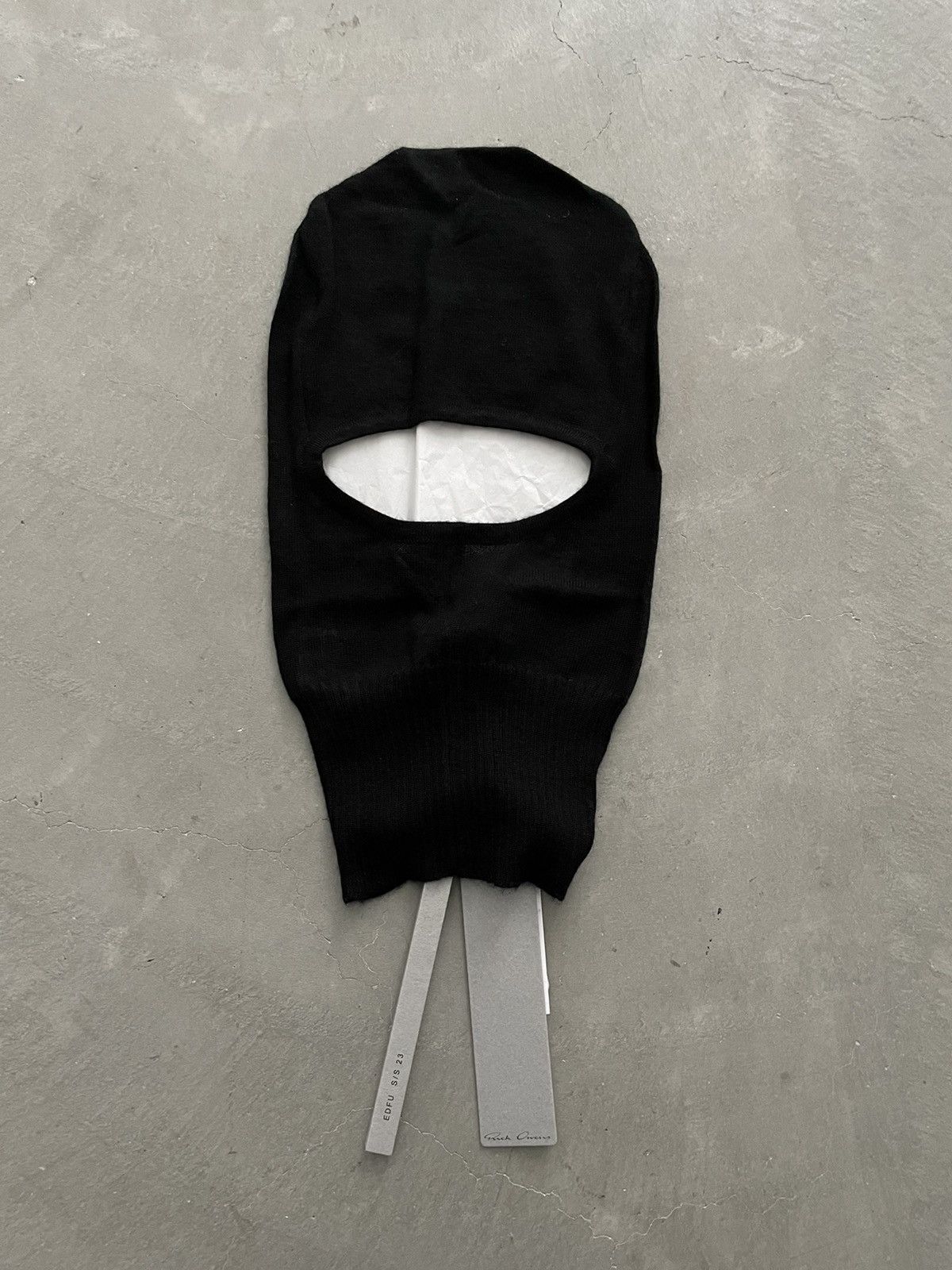 image of Rick Owens Balaclava Black, Men's