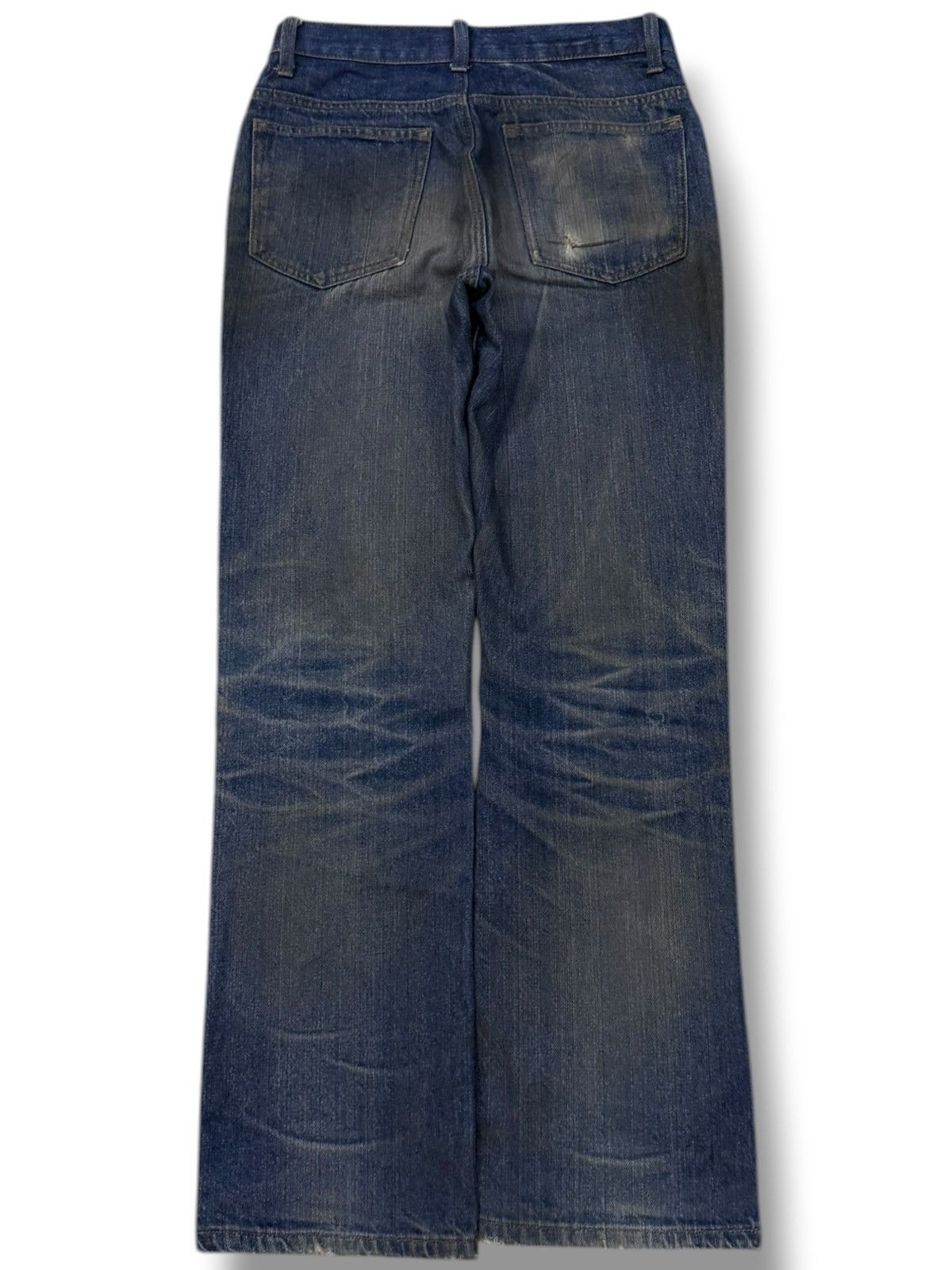 Japanese Brand Vintage Japanese Denim Jeans Y2K Vintage Fade mud wash | W29 Size US 29 - 3 Thumbnail