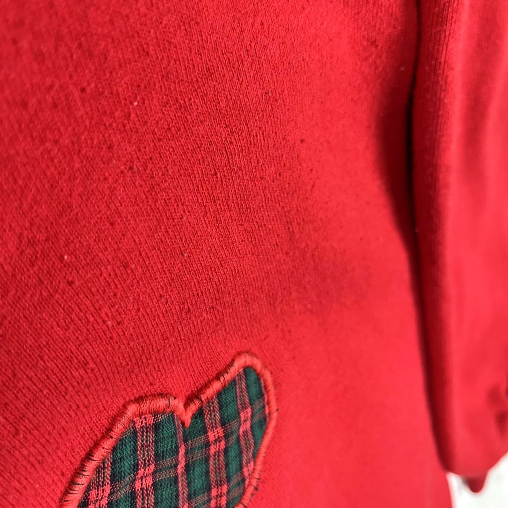 Jerzees VINTAGE Jerzees Sweatshirt Red Scottie Dog Hearts Fleece Crewneck Size L Womens Size L / US 10 / IT 46 - 7 Thumbnail
