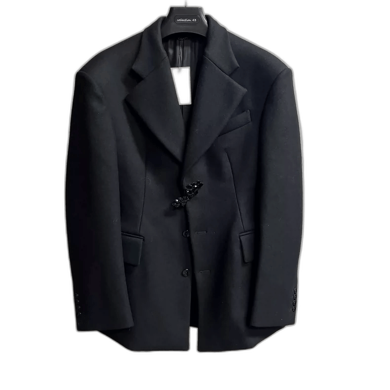 Louis Vuitton Black Single Breasted Waistcoat Suit -2505 Size US L / EU 52-54 / 3 - 1 Thumbnail
