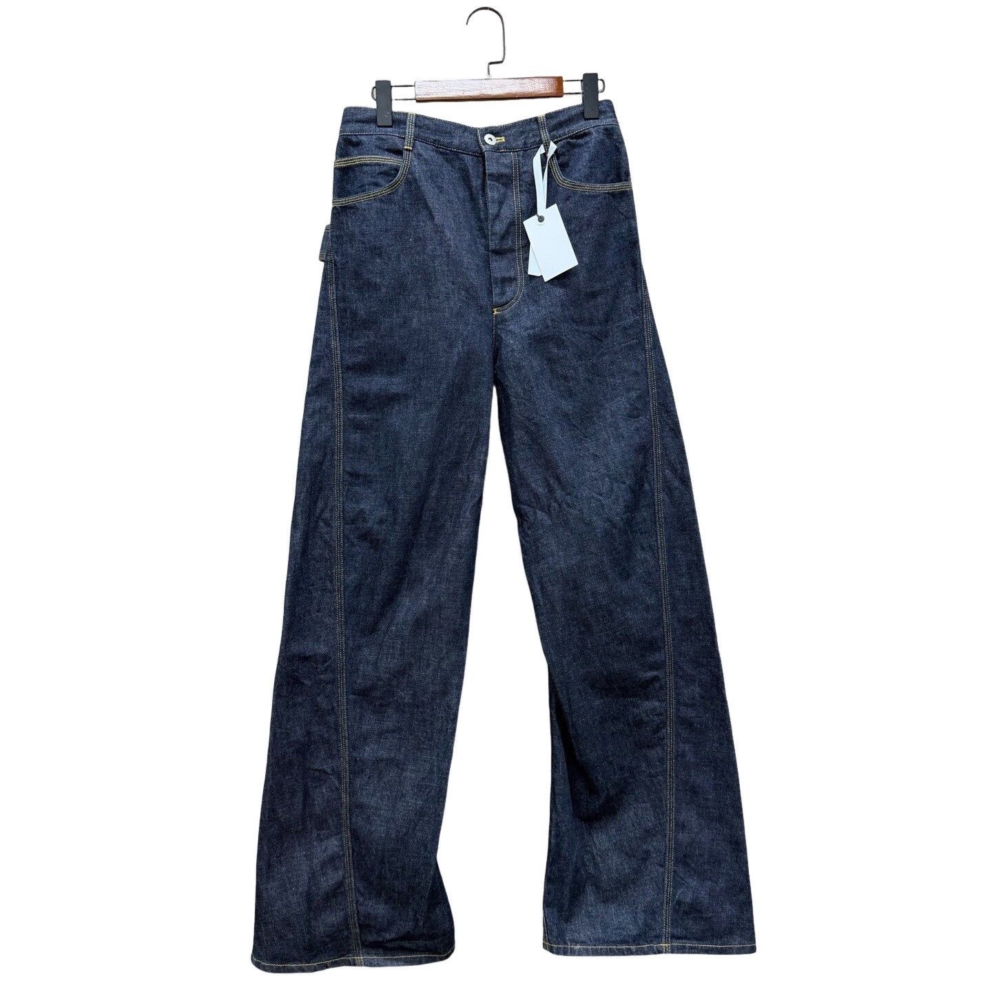 Bottega Veneta Bottega Veneta Curved Seam Denim Jeans Size 30 Size US 30 / EU 46 - 1 Thumbnail
